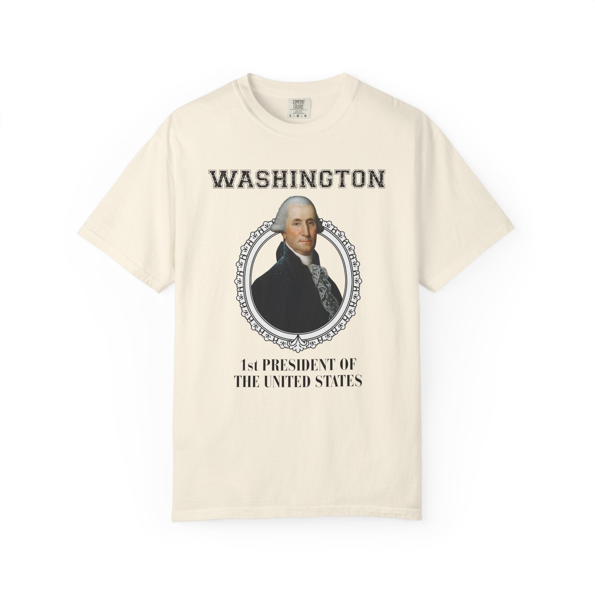 George Washington US President American History Buff Tee Shirt, Early US History, Revolutionary War Historian Gift, History Teacher Tee - Opal and June