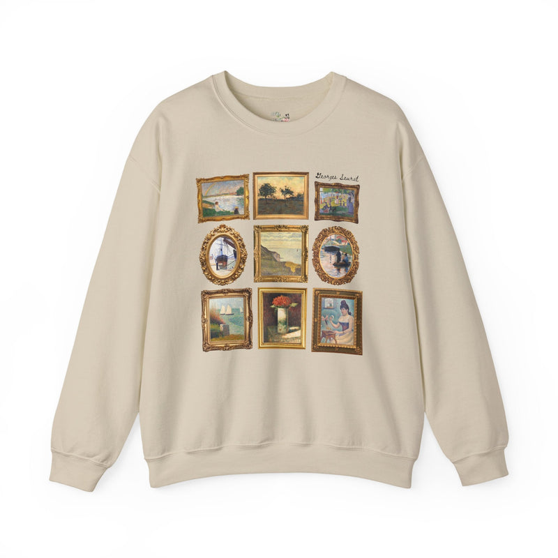 Georges Seurat Art History Sweatshirt: 19th Century Post - Impressionist Pointilism Art Movement, French Art History, Humanities Teacher Gift - Opal and June