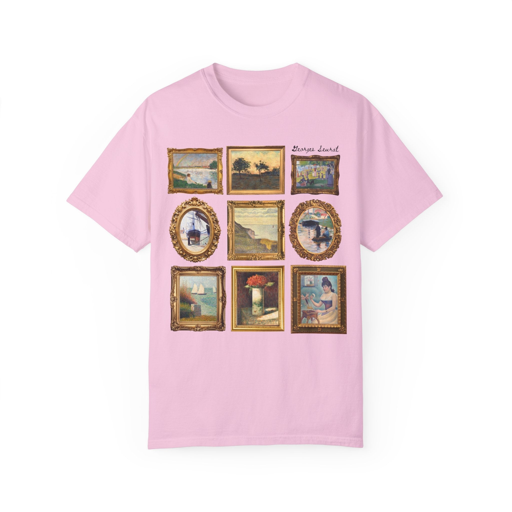 Georges Seurat Art History Tee Shirt: 19th Century Post - Impressionist Pointilism Art Movement, French Art History, Humanities Teacher Gift - Opal and June
