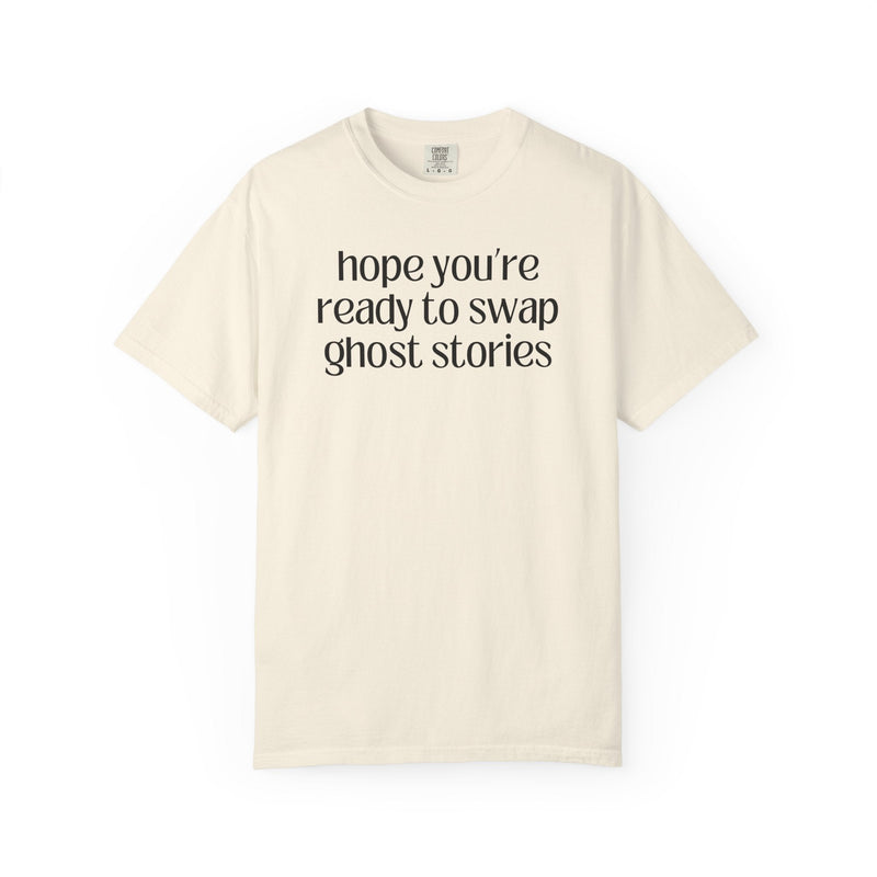 Ghost Lover Halloween Tee Shirt for Horror Book Author, Friend Who Loves Ghost Stories, Funny Book Lover Gift Idea for Spooky Season or Fall - Opal and June