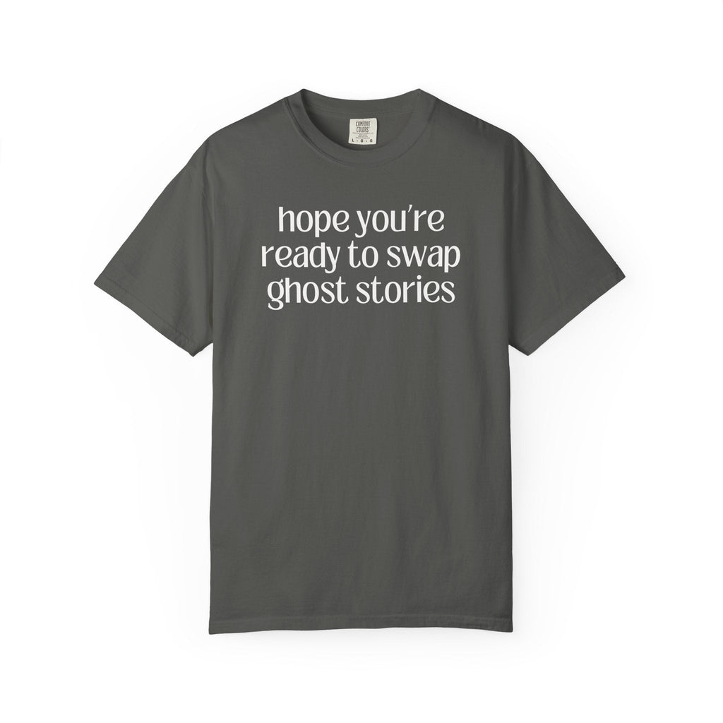 Ghost Lover Halloween Tee Shirt for Horror Book Author, Friend Who Loves Ghost Stories, Funny Book Lover Gift Idea for Spooky Season or Fall - Opal and June
