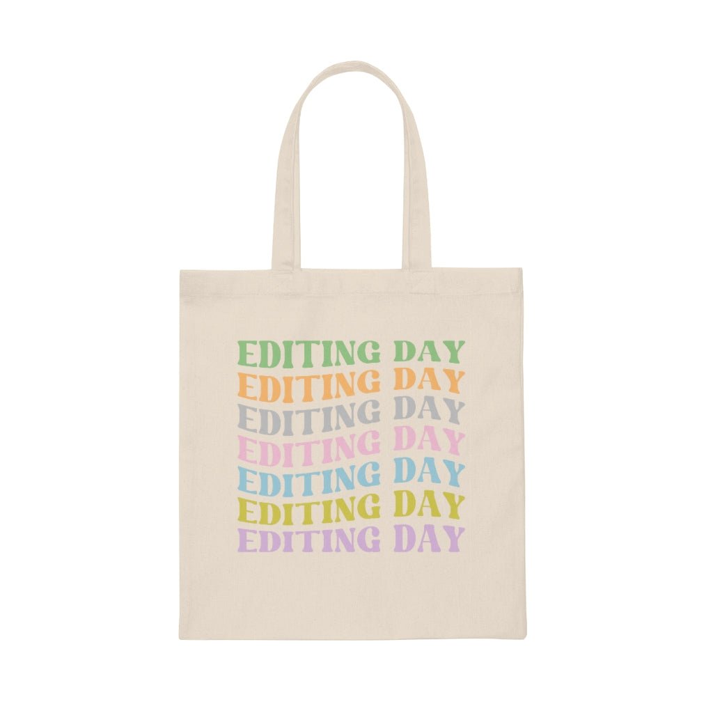 Gift for Photographer: Editing Day Tote Bag - Opal and June