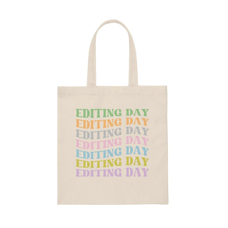 Gift for Photographer: Editing Day Tote Bag - Opal and June