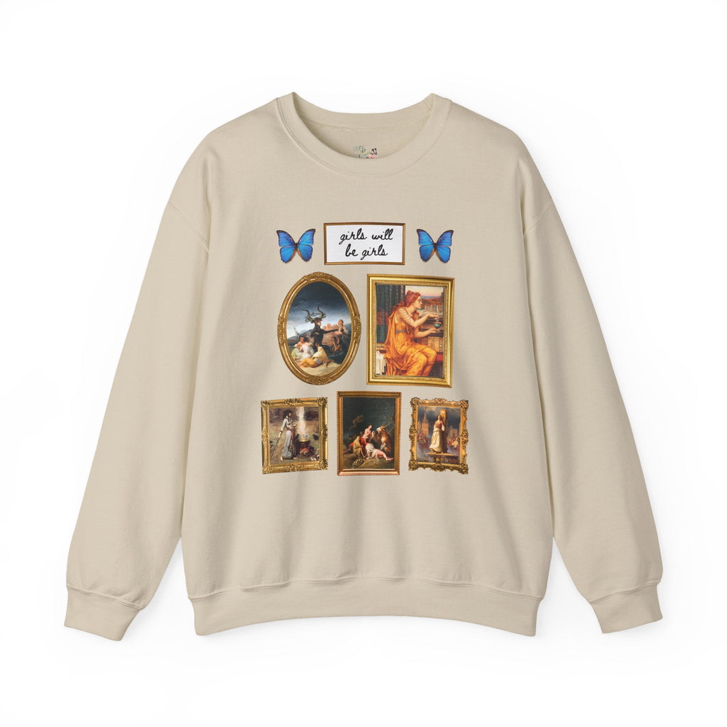 Girls Will Be Girls Famous Paintings of Witches or Witchcraft, Joan of Arc, Butterfly Lover Art History Present for Feminist, Spooky History - Opal and June