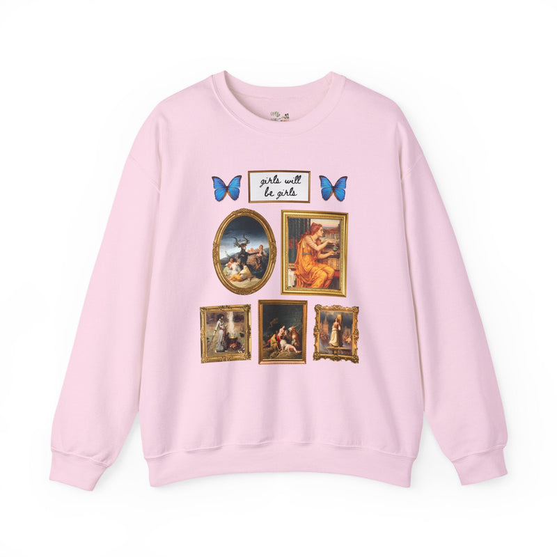 Girls Will Be Girls Famous Paintings of Witches or Witchcraft, Joan of Arc, Butterfly Lover Art History Present for Feminist, Spooky History - Opal and June
