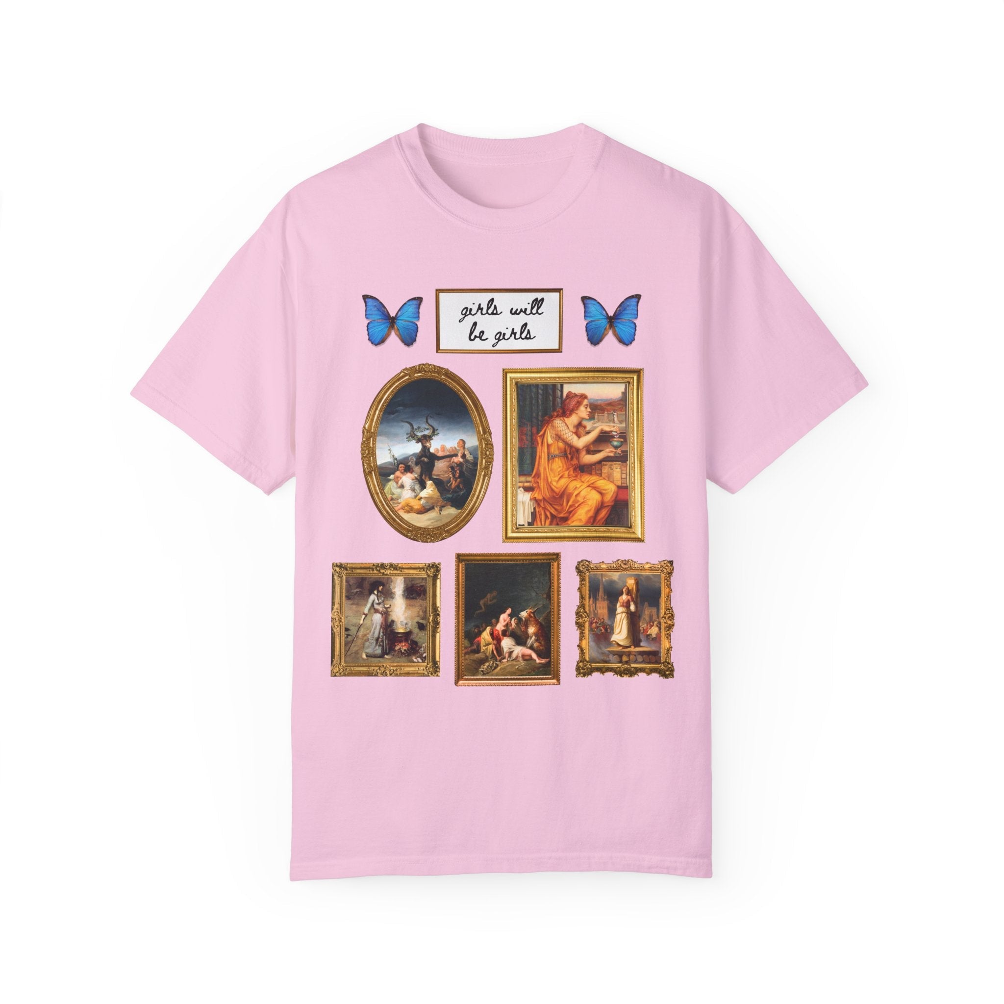 Girls Will Be Girls Famous Paintings of Witches or Witchcraft, Joan of Arc, Butterfly Lover Art History Present for Feminist, Spooky History - Opal and June