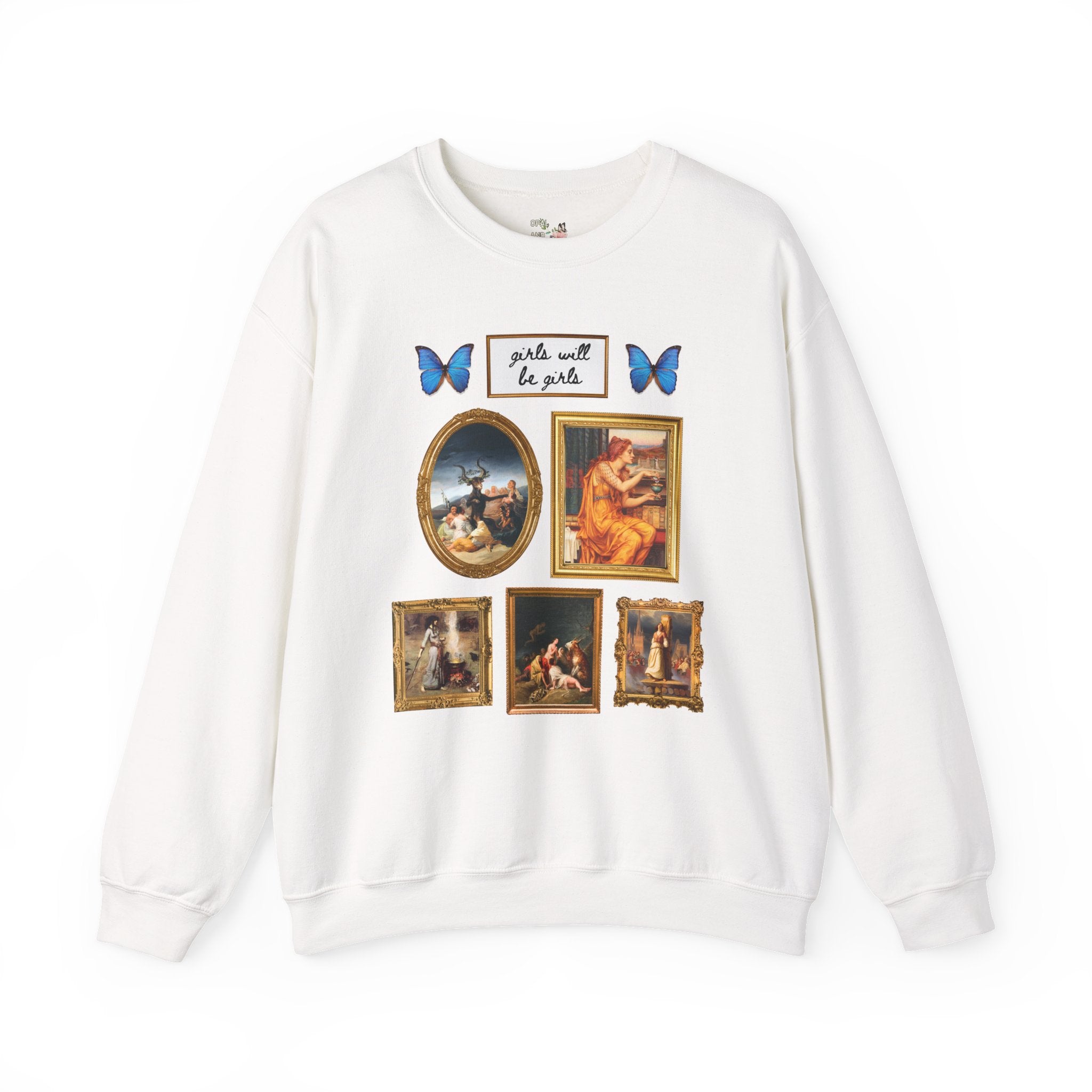 Girls Will Be Girls Famous Paintings of Witches or Witchcraft, Joan of Arc, Butterfly Lover Art History Present for Feminist, Spooky History - Opal and June