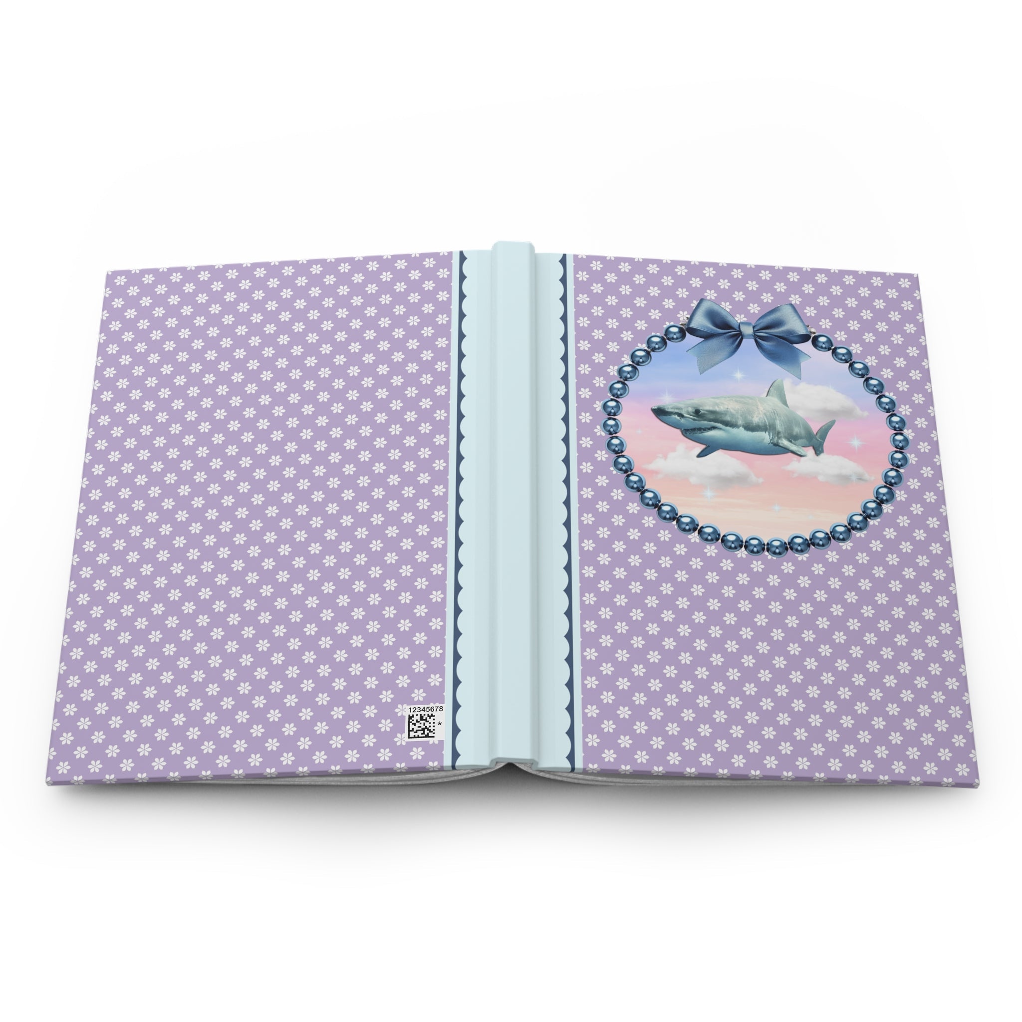 Girly Shark Lover Notebook - Opal and June