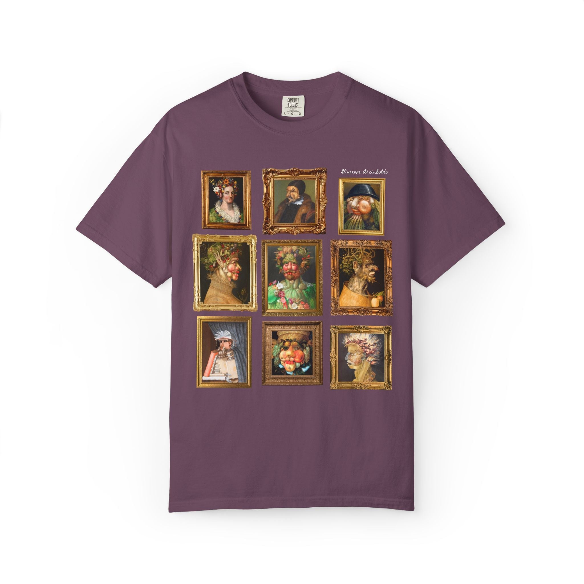 Giuseppe Arcimboldo Art History Tee Shirt: Italian Mannerism Art Movement, Famous Paintings of Fruit, 16th Century Art History Major Gift - Opal and June