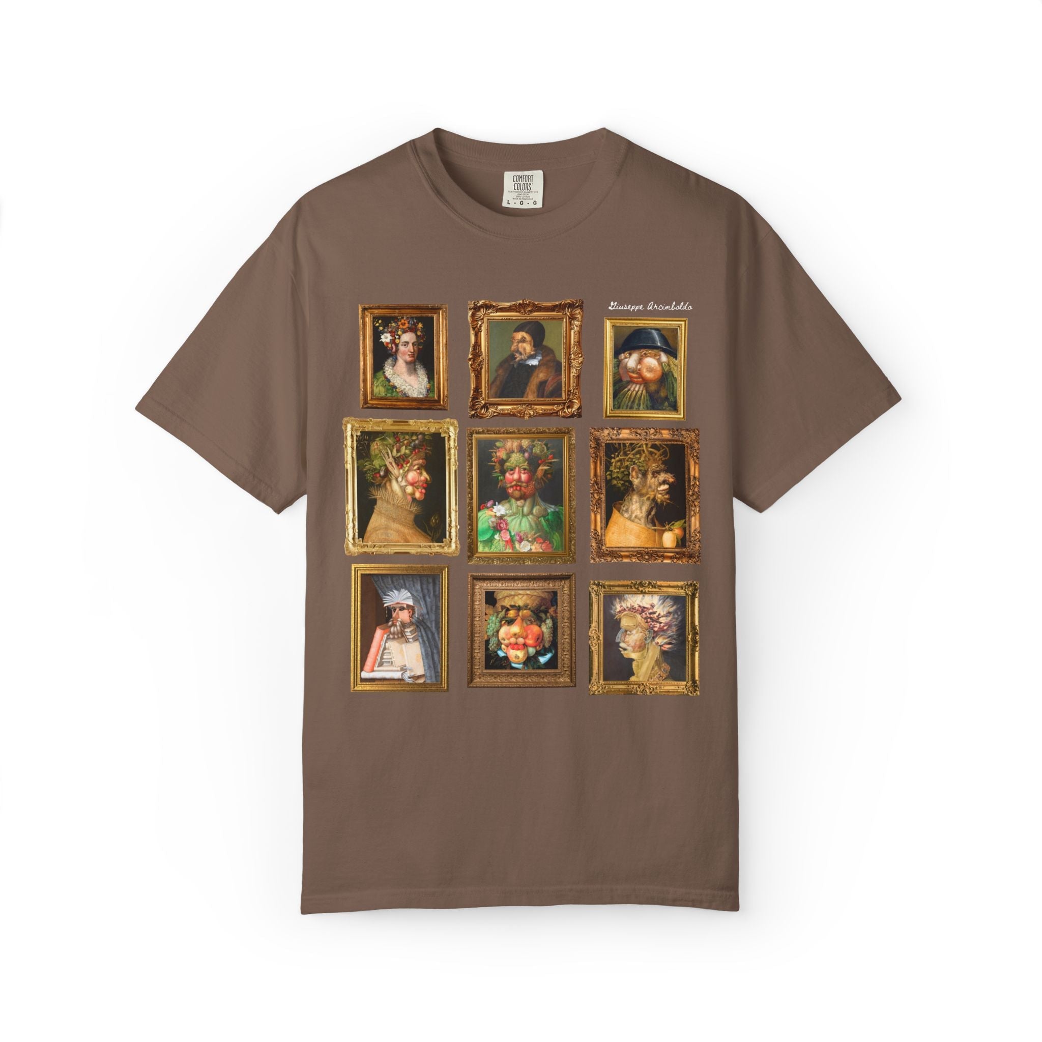 Giuseppe Arcimboldo Art History Tee Shirt: Italian Mannerism Art Movement, Famous Paintings of Fruit, 16th Century Art History Major Gift - Opal and June