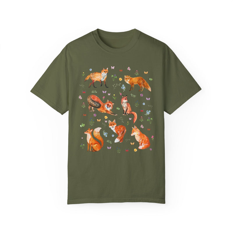 Goblincore Fox Tee Shirt for Animal Lover - Opal and June