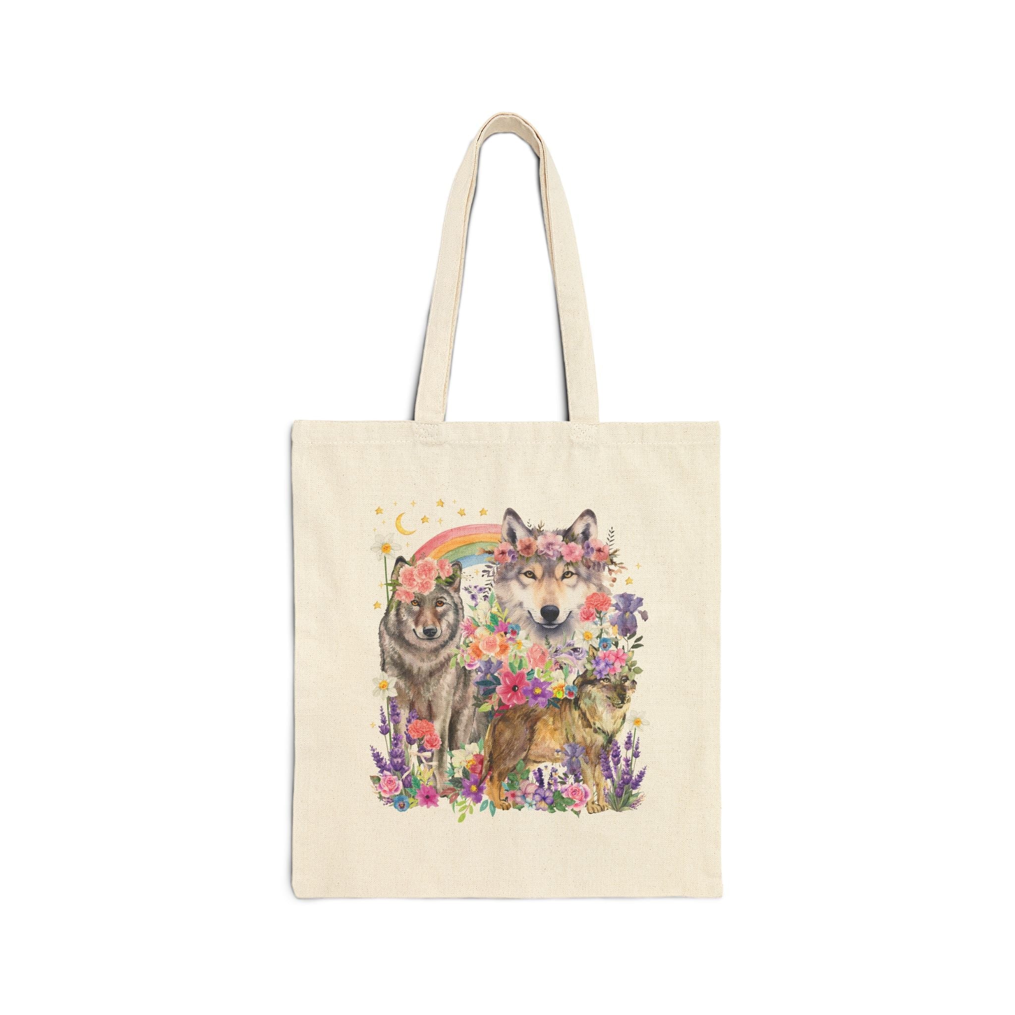 Goblincore Wolf Tote Bag - Opal and June