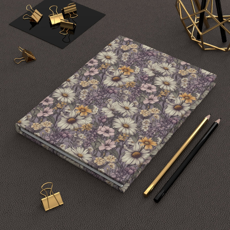 Gothic Floral Notebook for Creative Who Loves Flowers - Opal and June