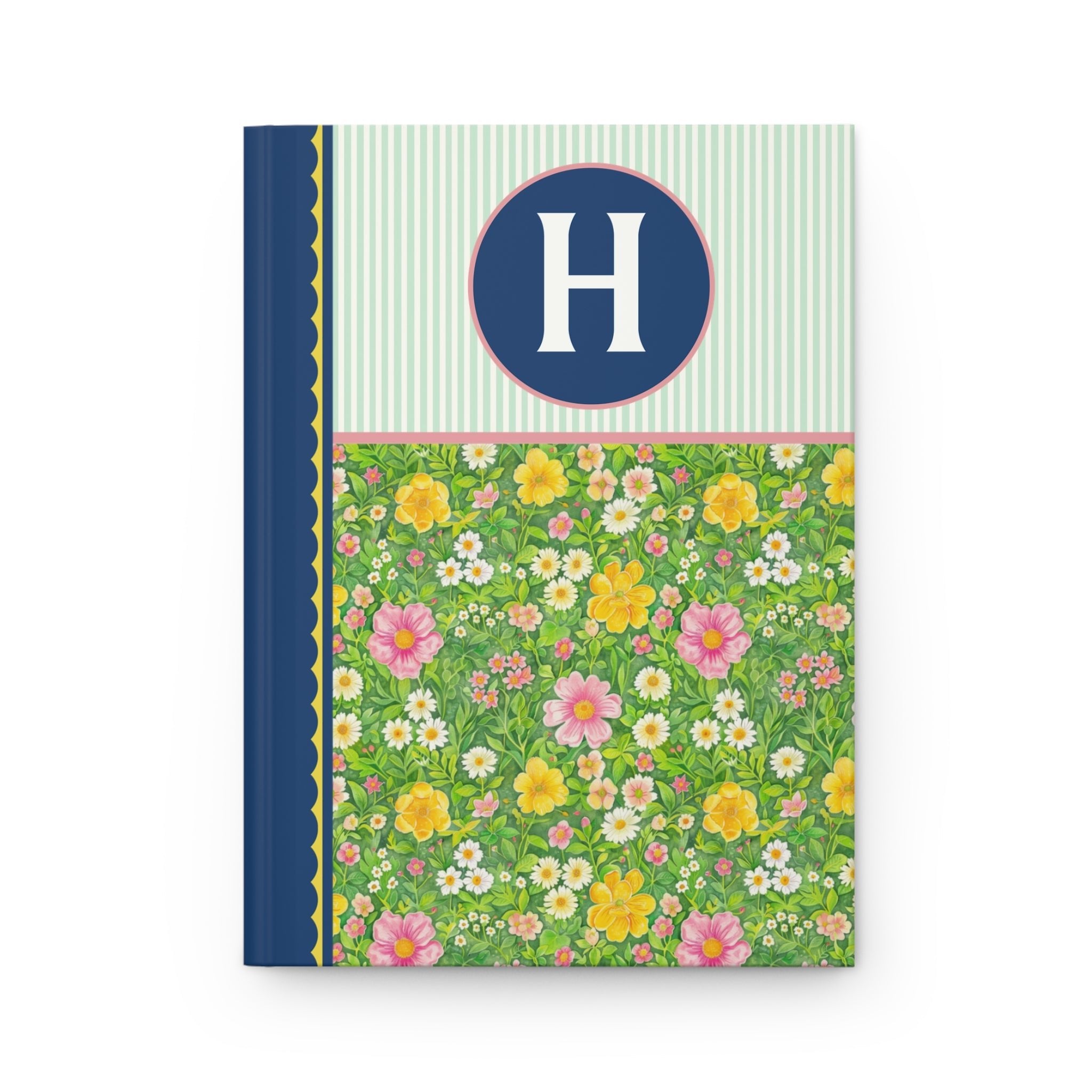 Green Flower Notebook: H - Opal and June