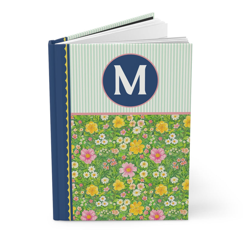 Green Flower Notebook: M - Opal and June