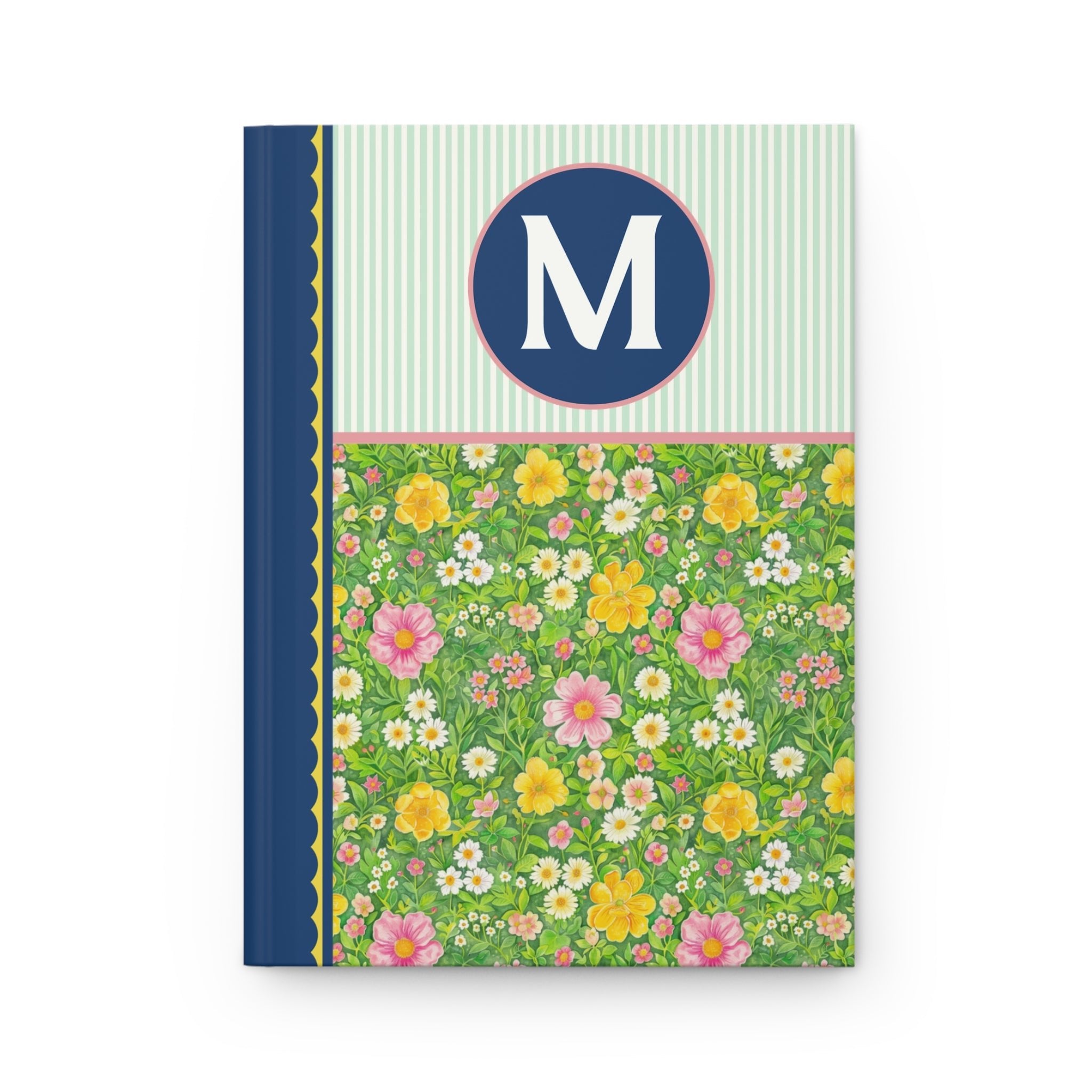 Green Flower Notebook: M - Opal and June