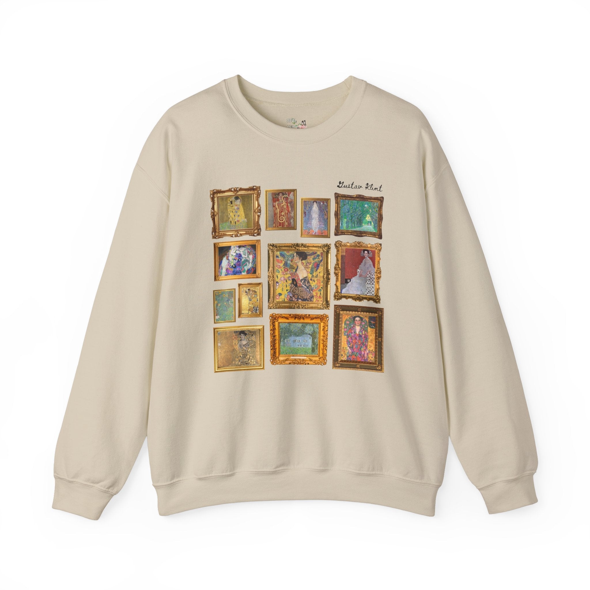 Gustav Klimt Art History Sweatshirt for Humanites Major, Art History Professor, The Kiss Painting, Symbolism Art Movement, Famous Paintings - Opal and June