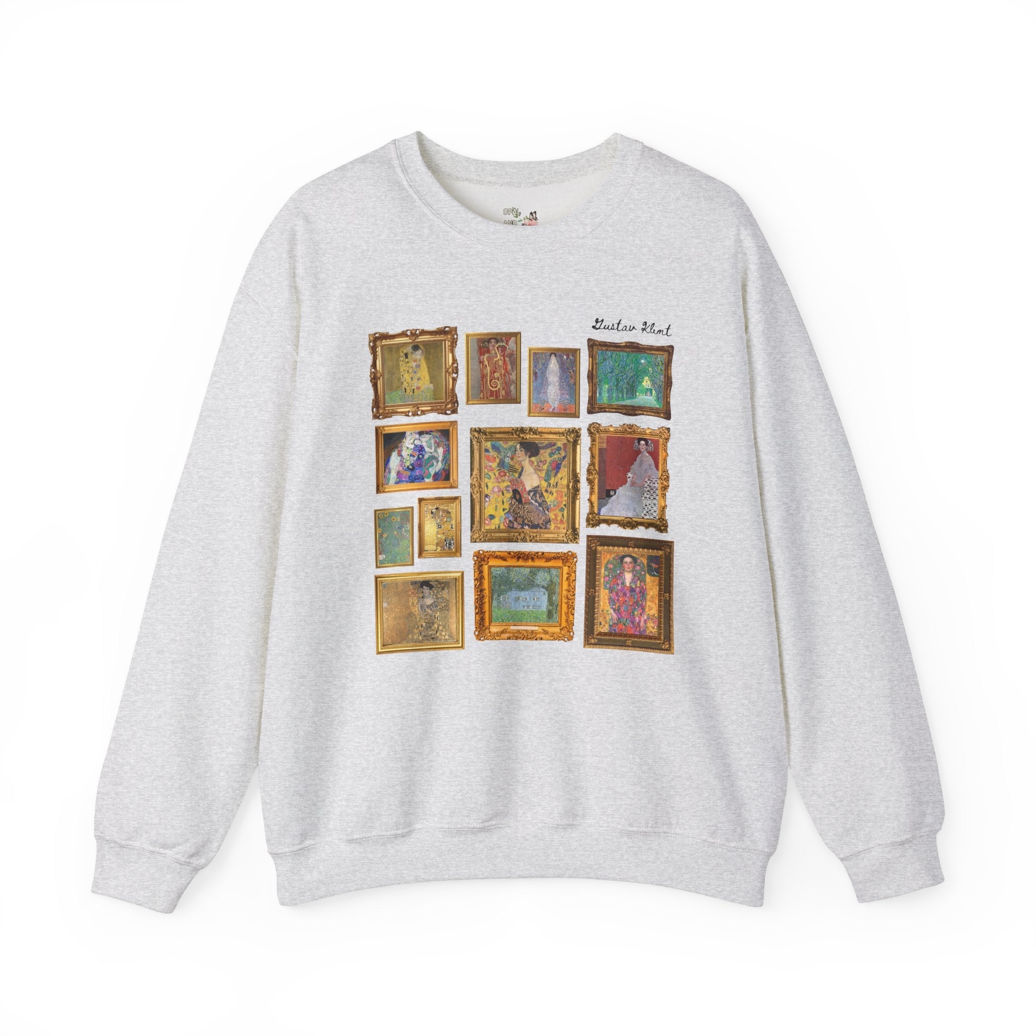 Gustav Klimt Art History Sweatshirt for Humanites Major, Art History Professor, The Kiss Painting, Symbolism Art Movement, Famous Paintings - Opal and June