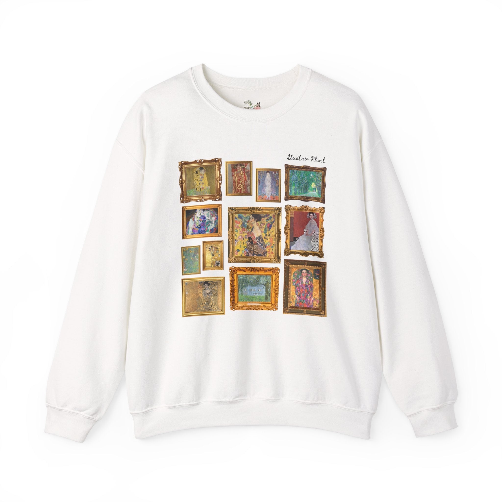 Gustav Klimt Art History Sweatshirt for Humanites Major, Art History Professor, The Kiss Painting, Symbolism Art Movement, Famous Paintings - Opal and June