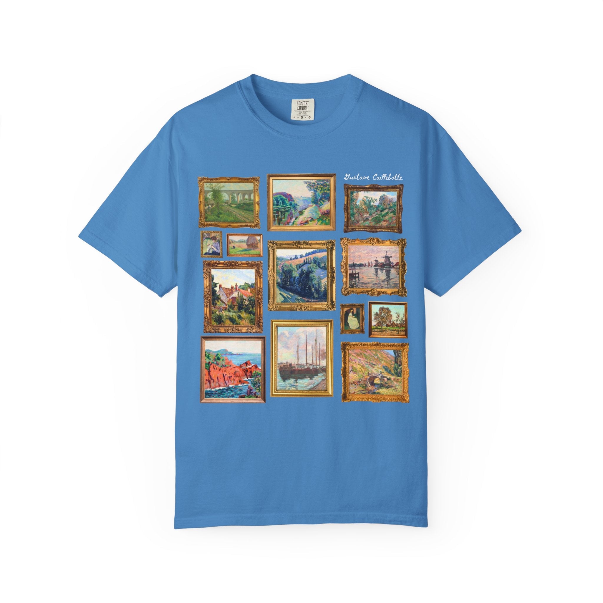 Gustave Caillebotte Art History Tee Shirt for Friend Who Loves Art, Museum Lover Gift, Impressionist and Realism 19th Century Art Movements - Opal and June