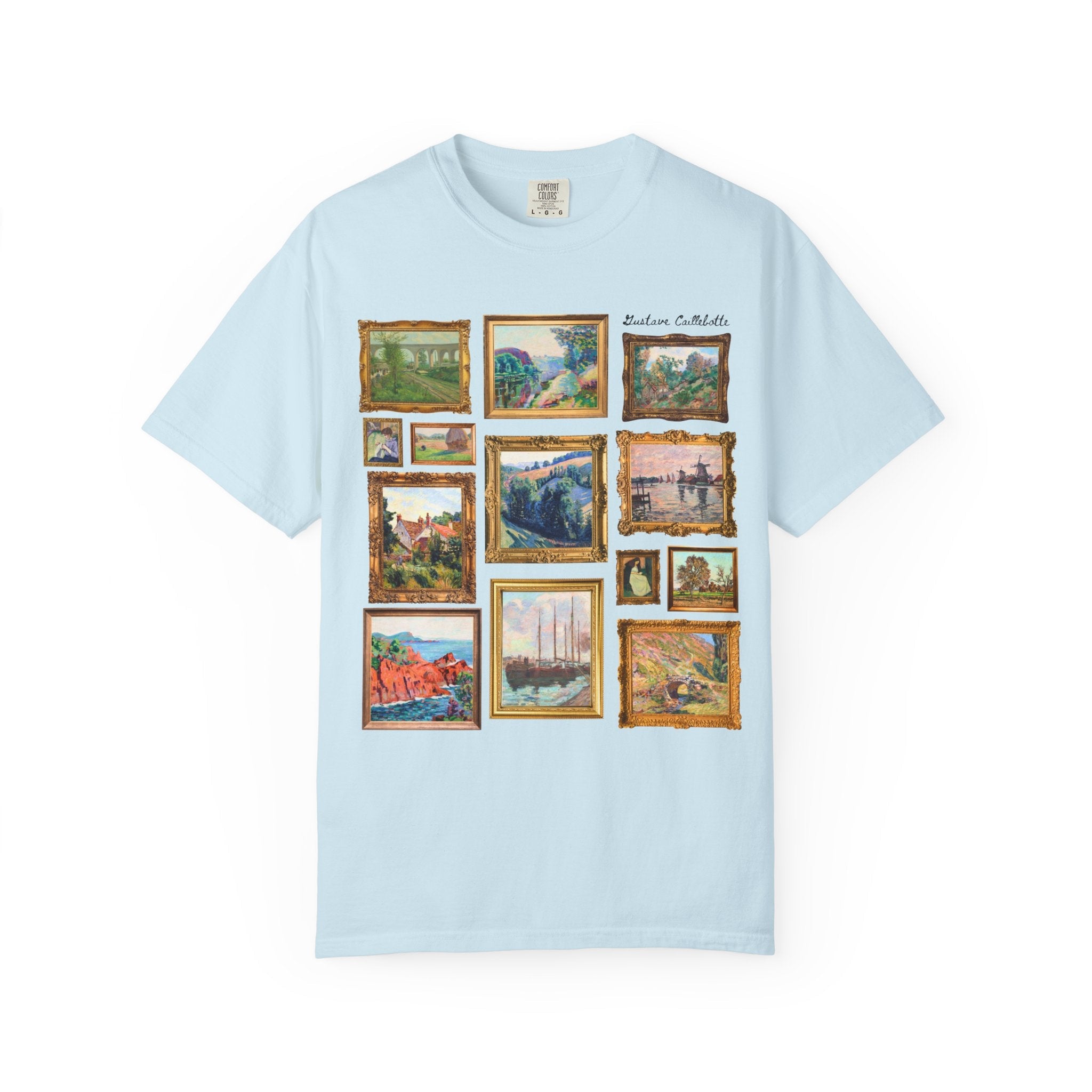 Gustave Caillebotte Art History Tee Shirt for Friend Who Loves Art, Museum Lover Gift, Impressionist and Realism 19th Century Art Movements - Opal and June