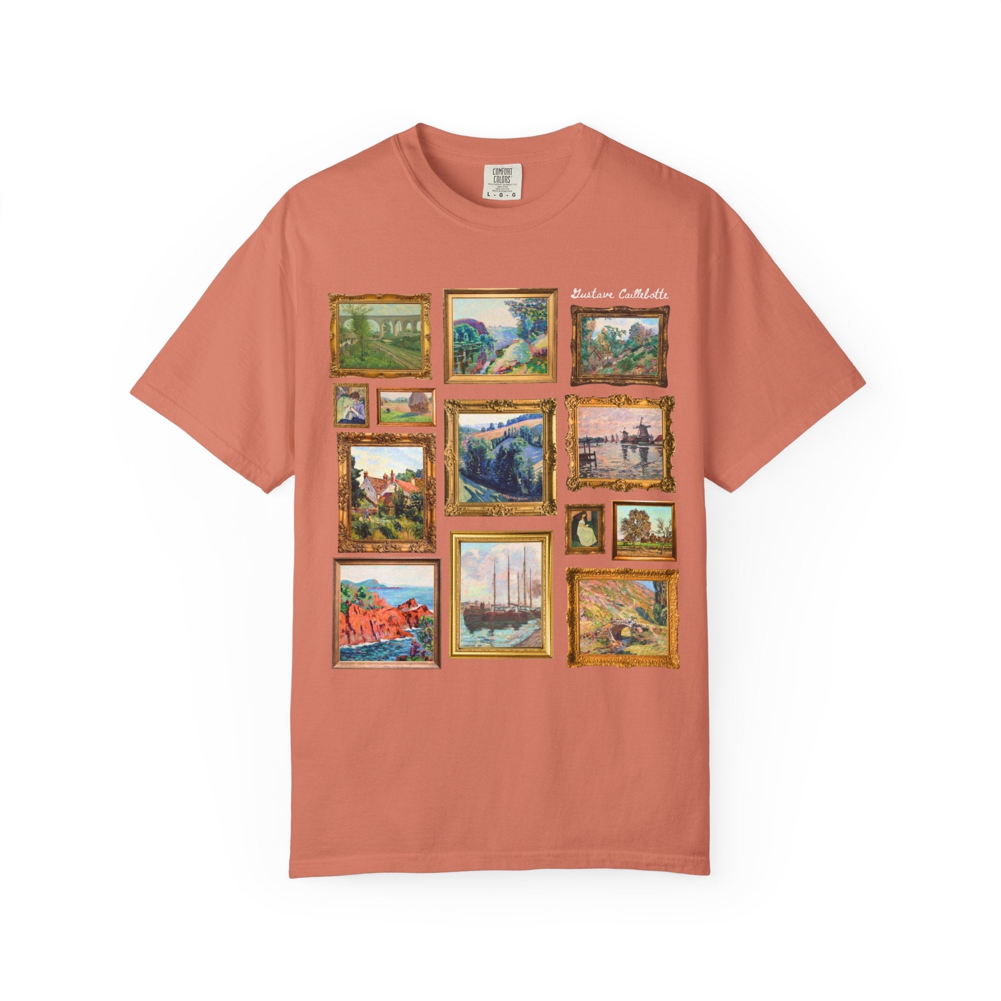 Gustave Caillebotte Art History Tee Shirt for Friend Who Loves Art, Museum Lover Gift, Impressionist and Realism 19th Century Art Movements - Opal and June