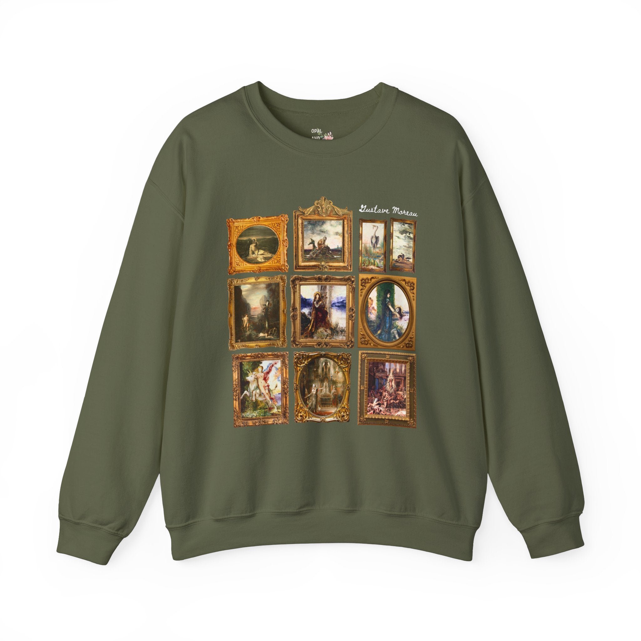 Gustave Moreau Art History Sweatshirt: Famous Paintings, 19th Century French Art History, Humanities Professor, Symbolism Art Movement - Opal and June