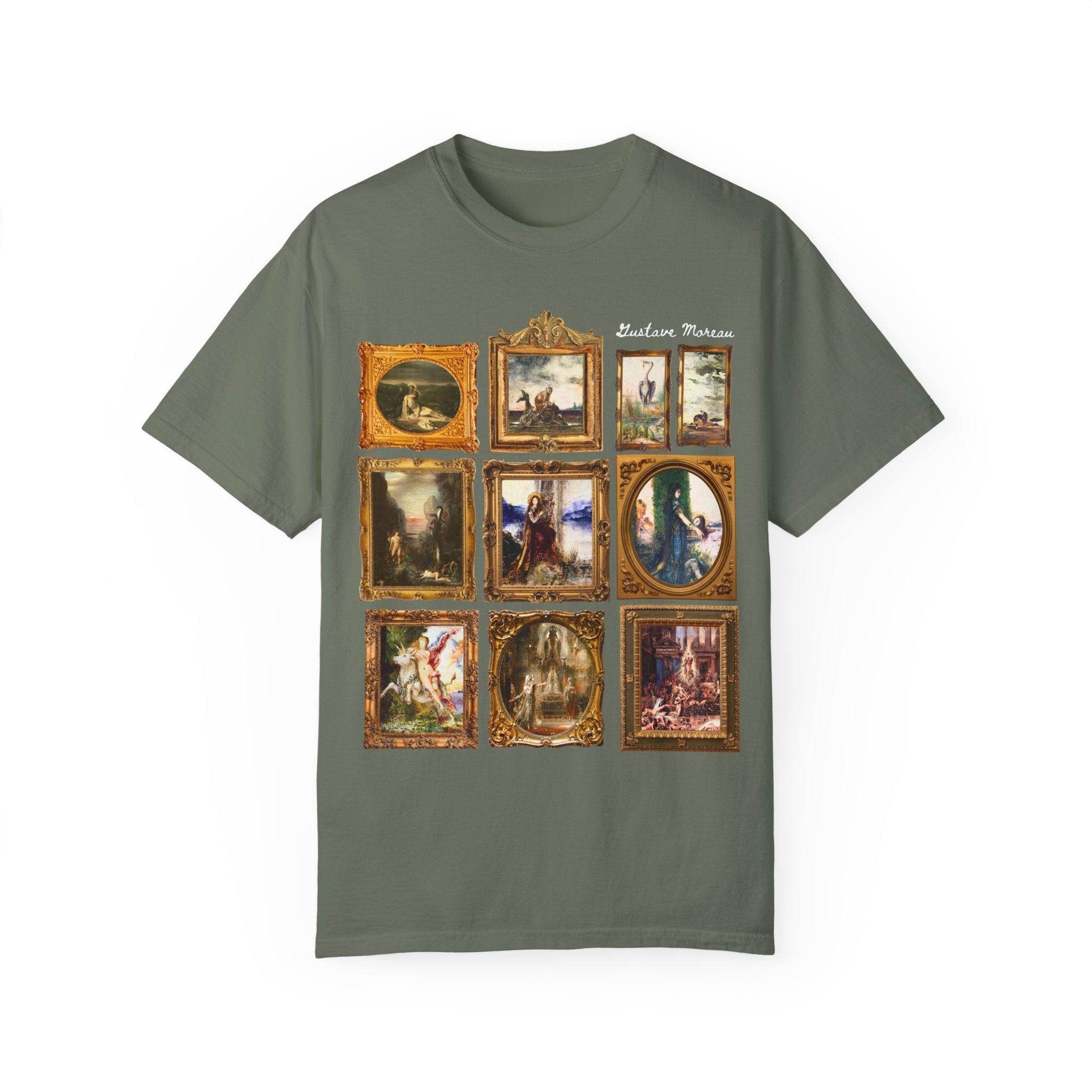 Gustave Moreau Art History Tee Shirt: Famous Paintings, 19th Century French Art History, Humanities Professor, Symbolism Gothic Art Movement - Opal and June