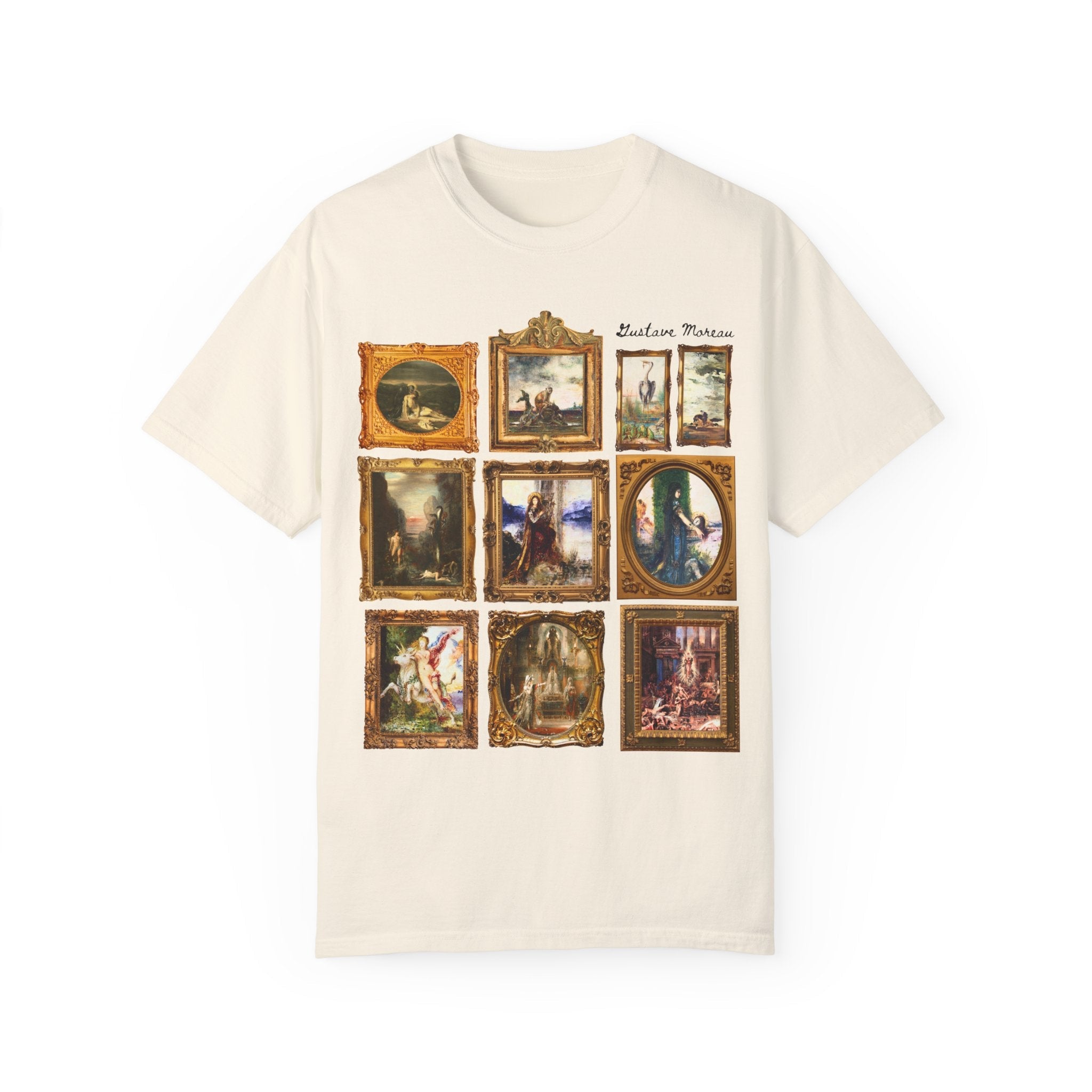 Gustave Moreau Art History Tee Shirt: Famous Paintings, 19th Century French Art History, Humanities Professor, Symbolism Gothic Art Movement - Opal and June