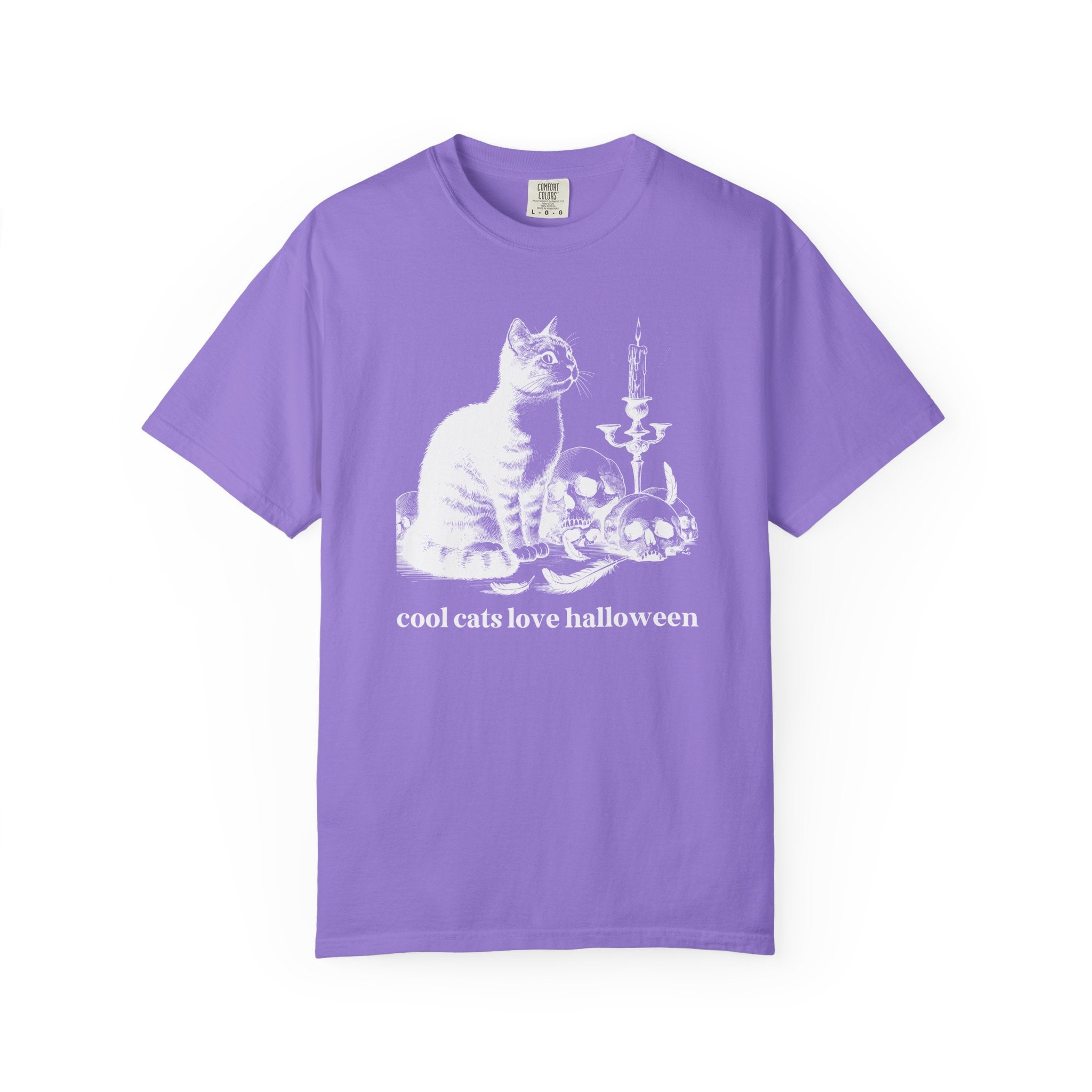 Halloween Cat Lover Tee - Opal and June