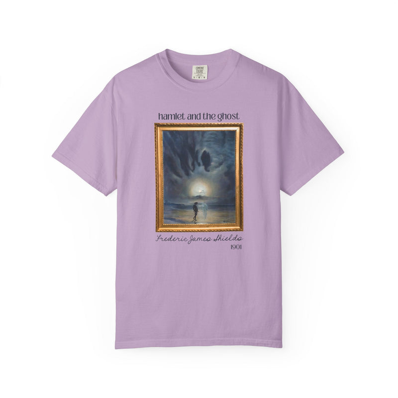 Hamlet by William Shakespeare Book Lover Halloween T-Shirt, Hamlet and the Ghost Painting, Frederick James Shields, Bookish 19th Century Art - Opal and June