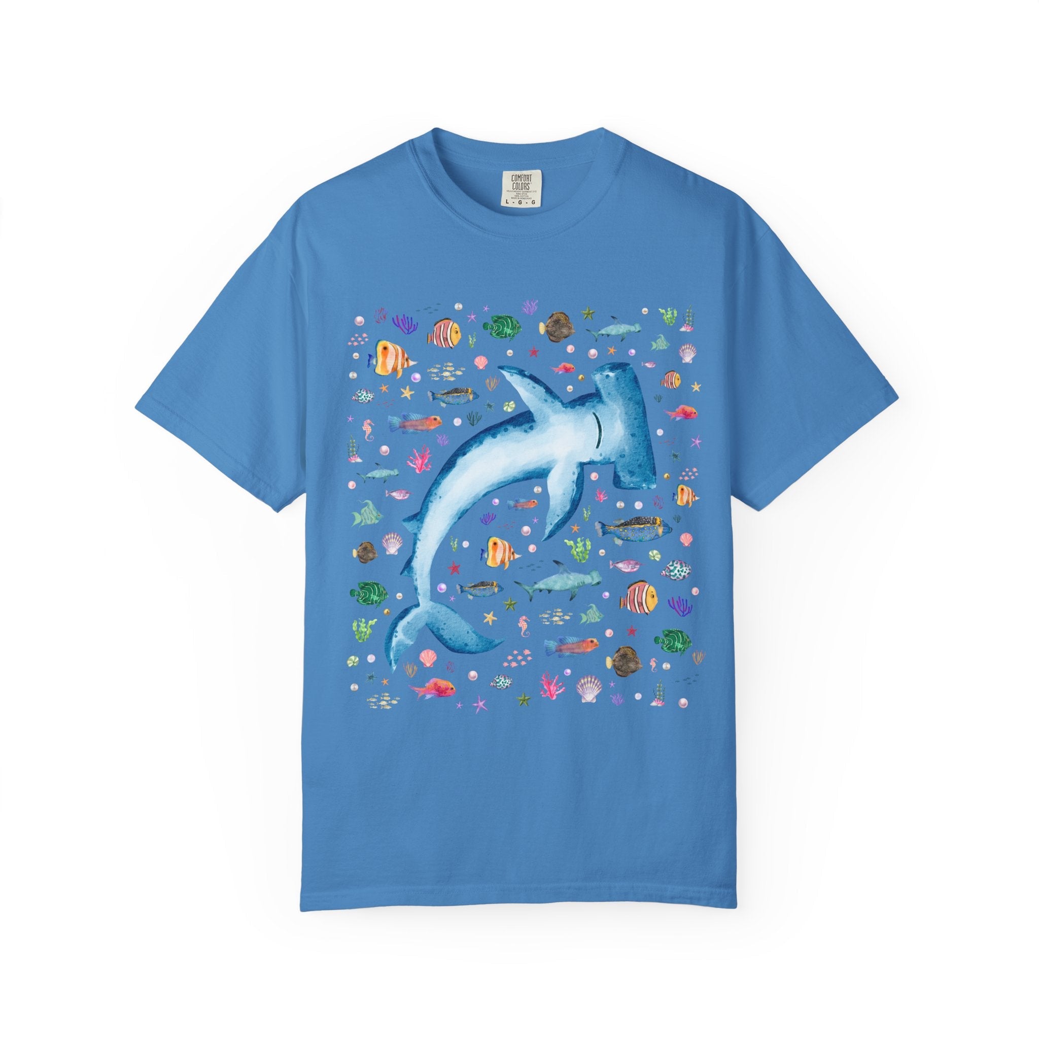 Hammerhead Shark Lover Tee Shirt - Opal and June