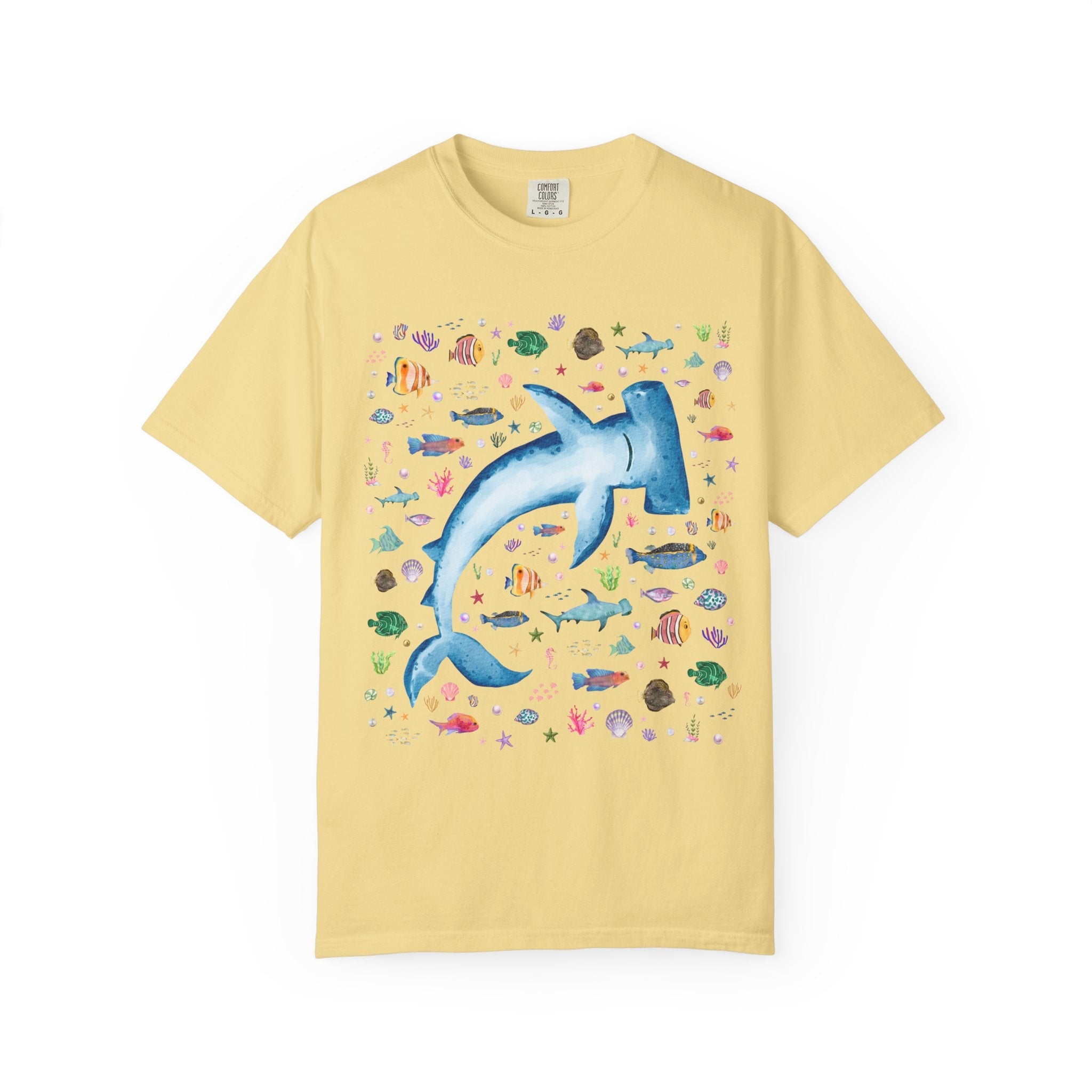 Hammerhead Shark Lover Tee Shirt - Opal and June