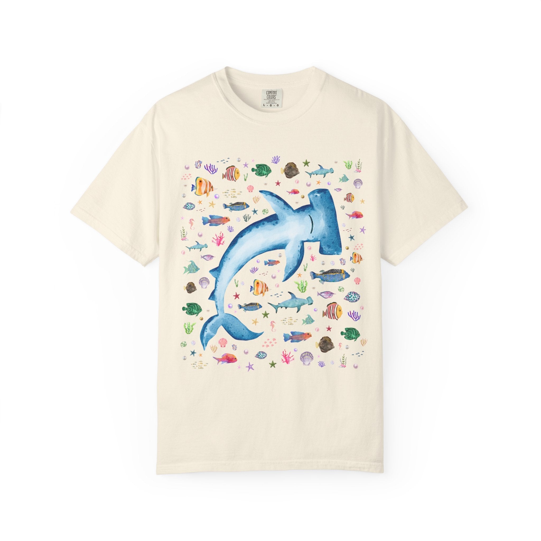 Hammerhead Shark Lover Tee Shirt - Opal and June