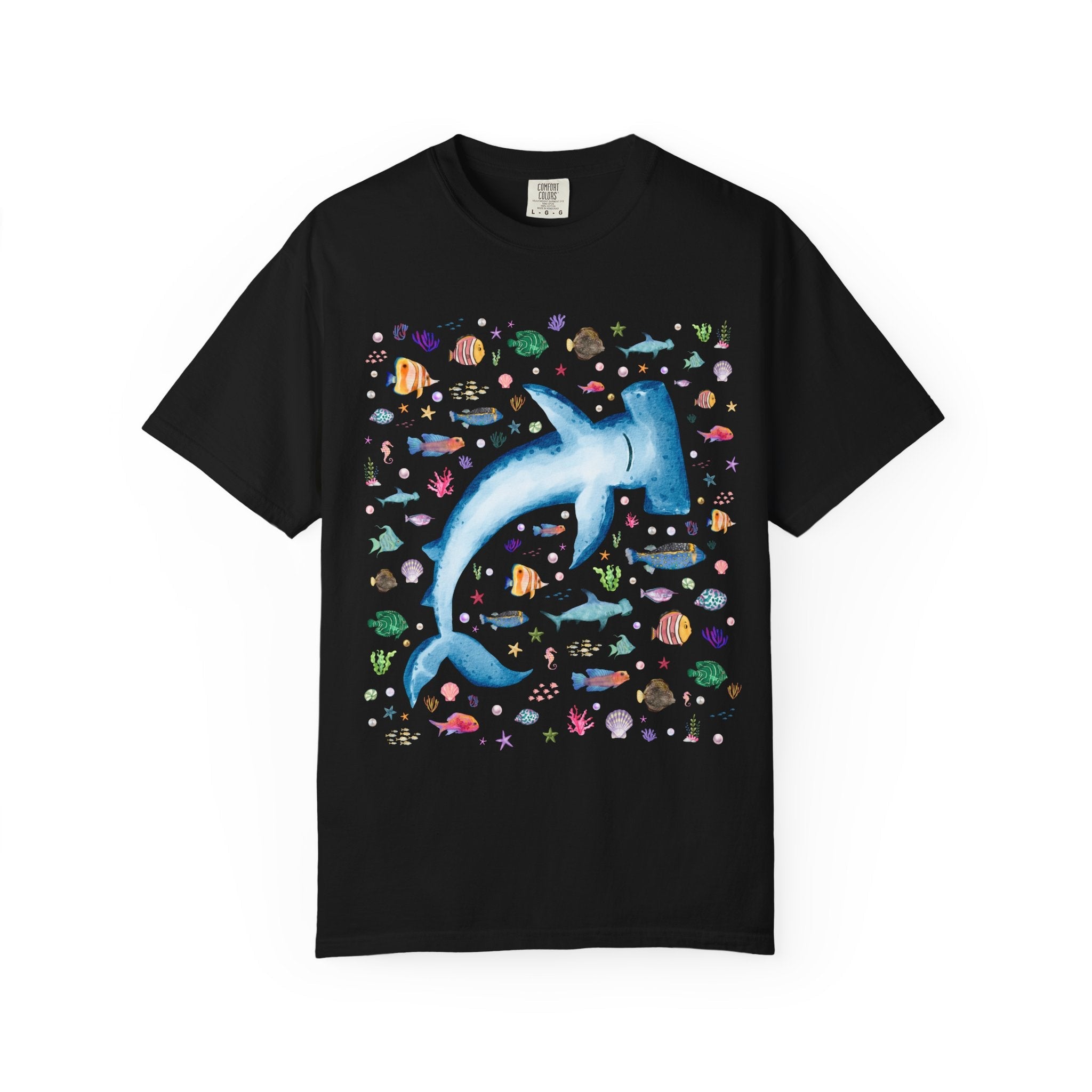 Hammerhead Shark Lover Tee Shirt - Opal and June