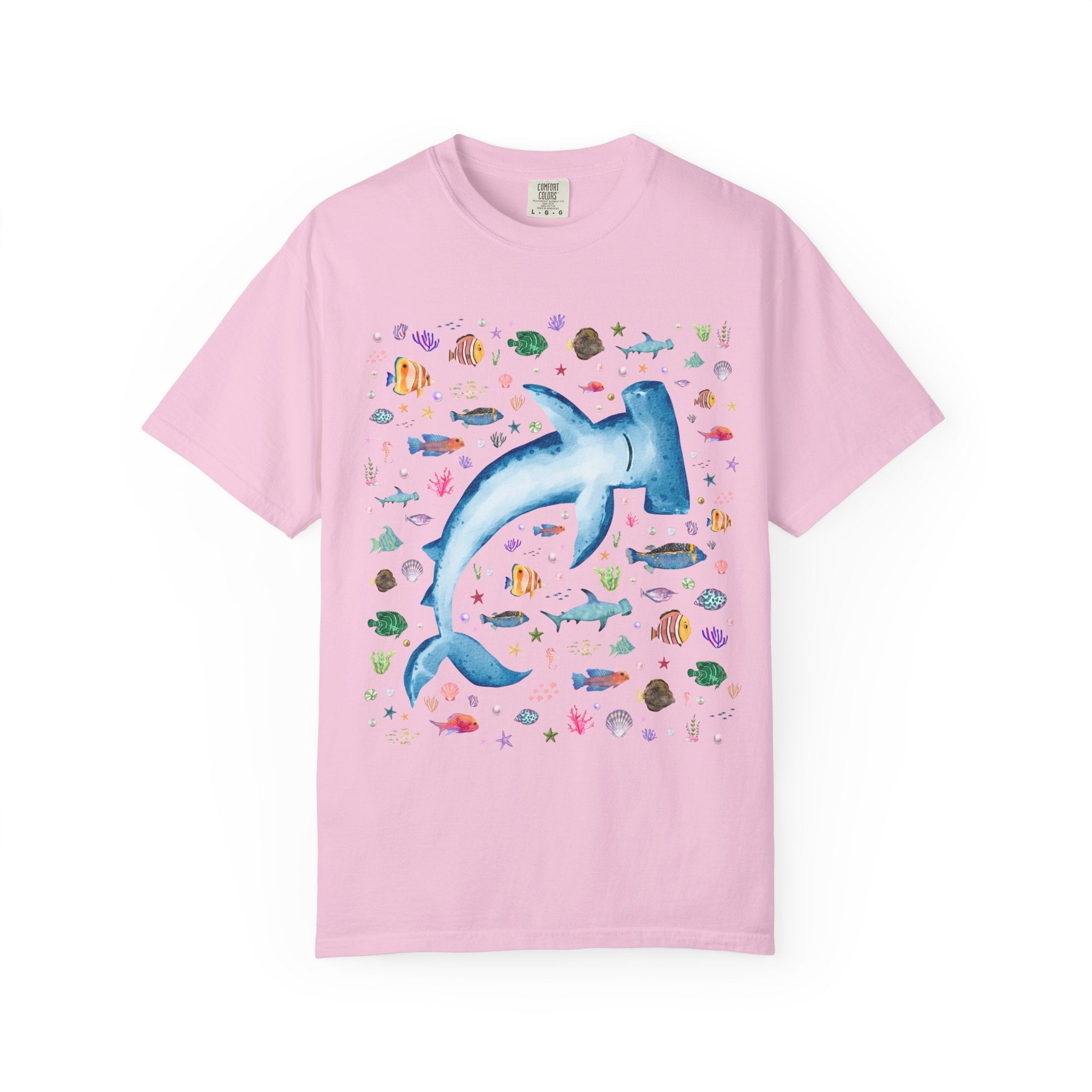 Hammerhead Shark Lover Tee Shirt - Opal and June