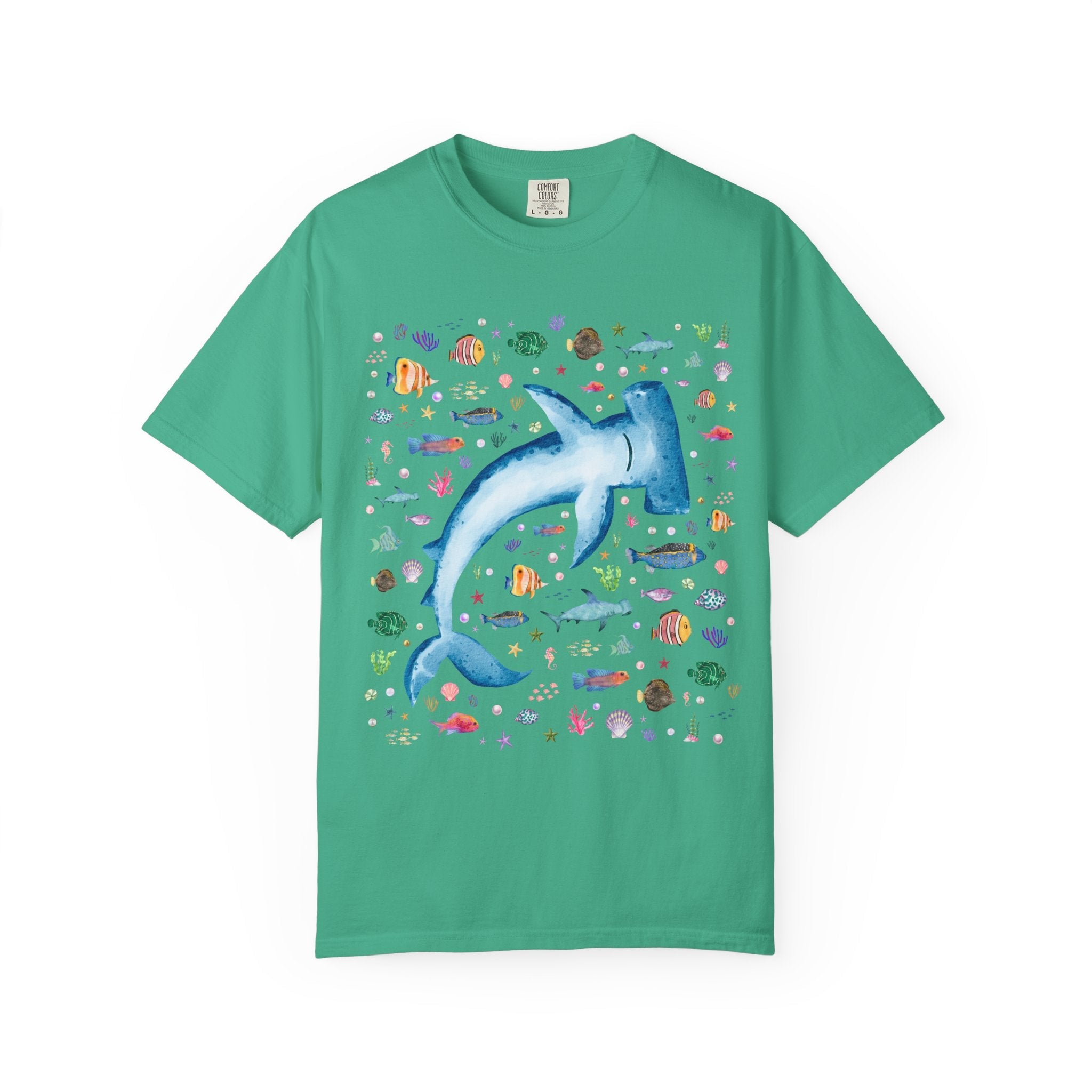 Hammerhead Shark Lover Tee Shirt - Opal and June