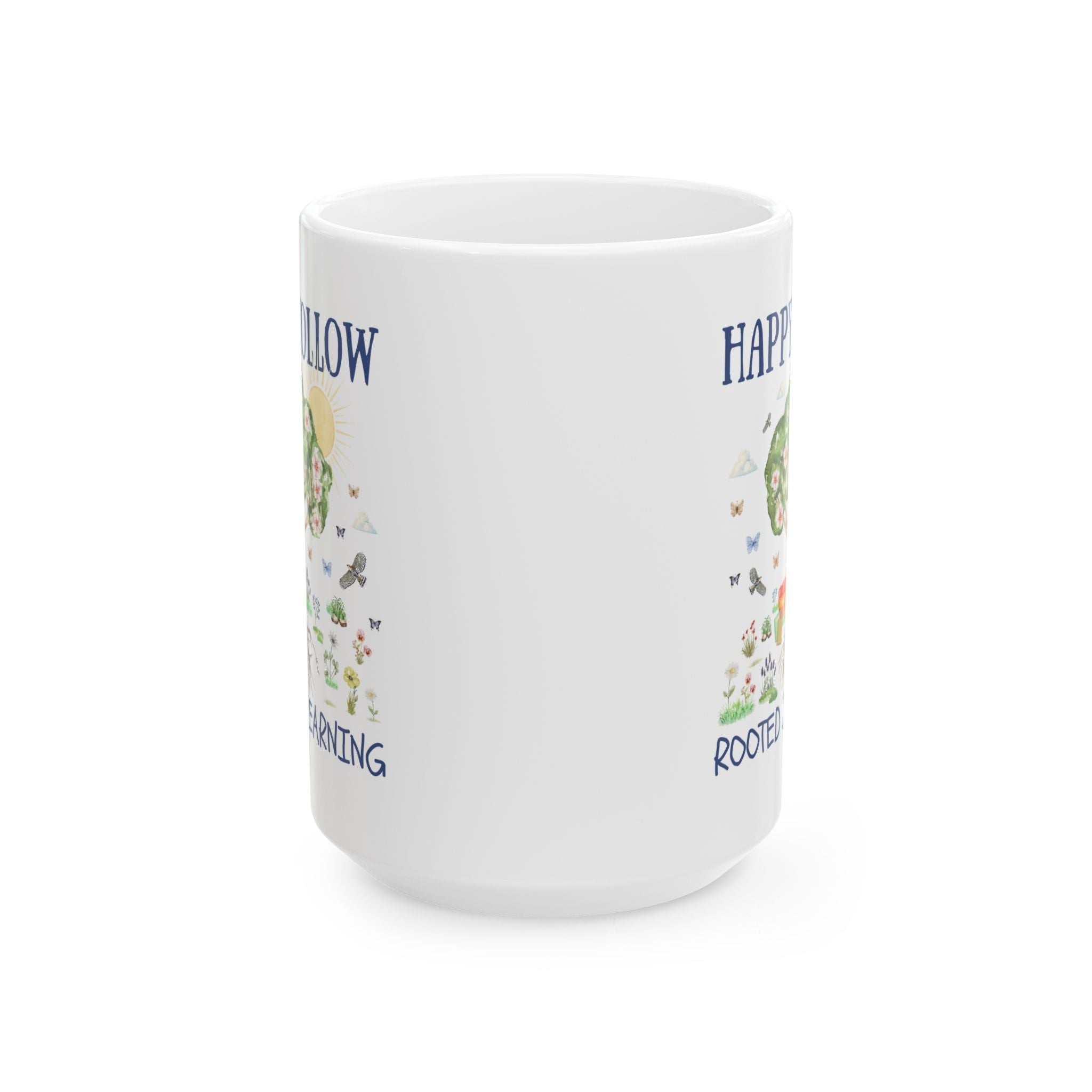 Happy Hollow Elementary School 15 Oz Coffee Mug: Rooted in Learning - Opal and June