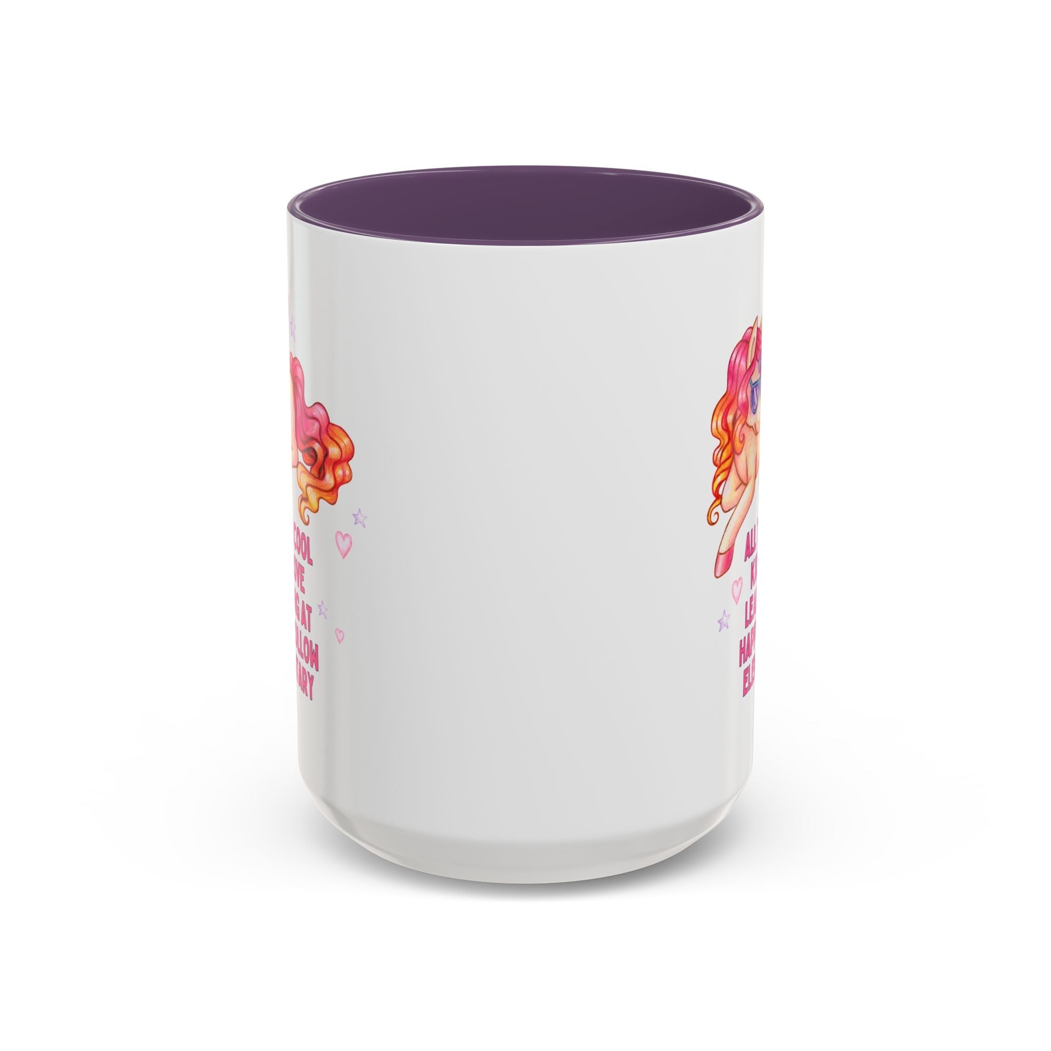 Happy Hollow Elementary School Coffee Mug: Cool Kids Unicorn | FPS + Opal and June Coffee Mug, Fayetteville Public Schools - Opal and June