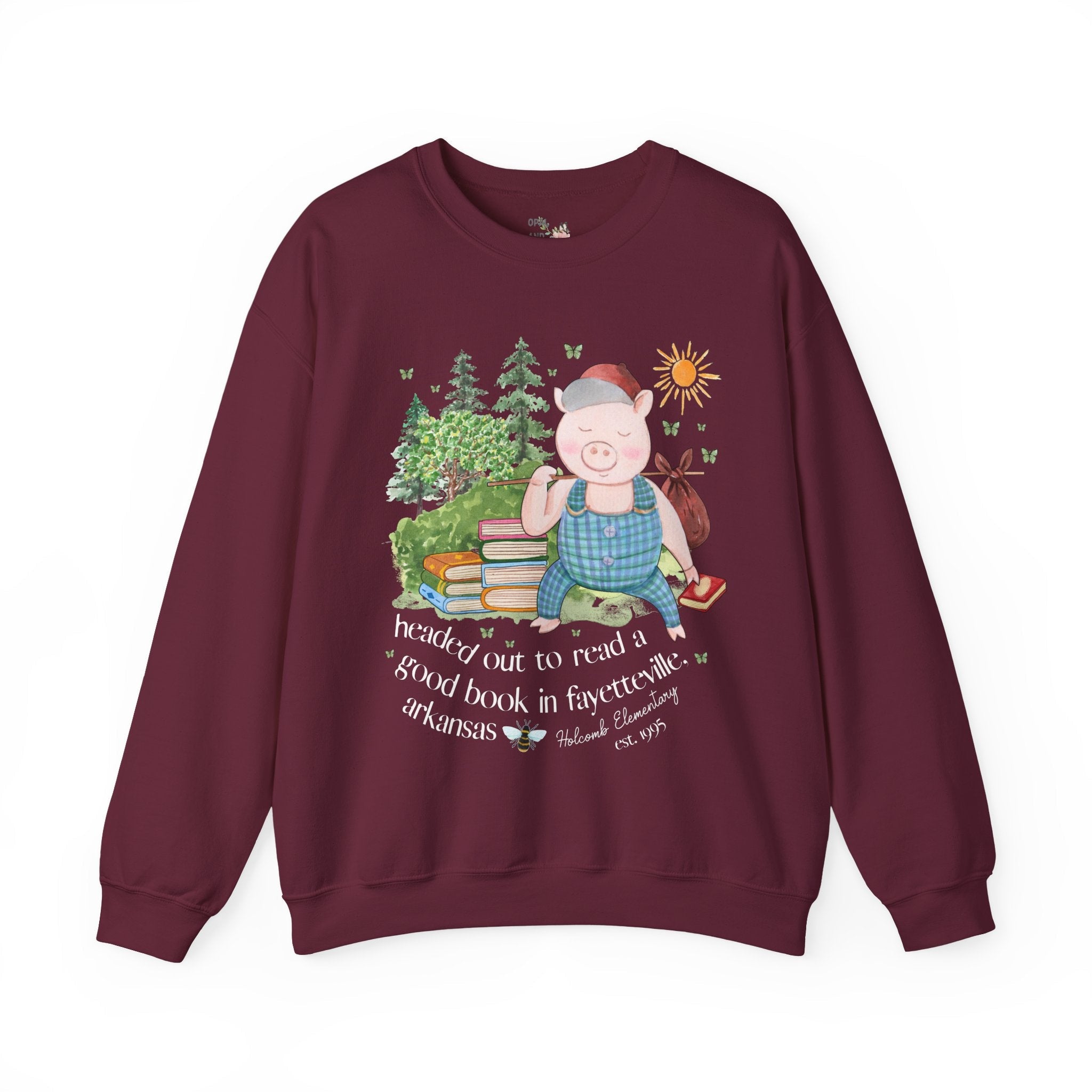 Happy Hollow Elementary School Sweatshirt: Rooted in Learning - Opal and June