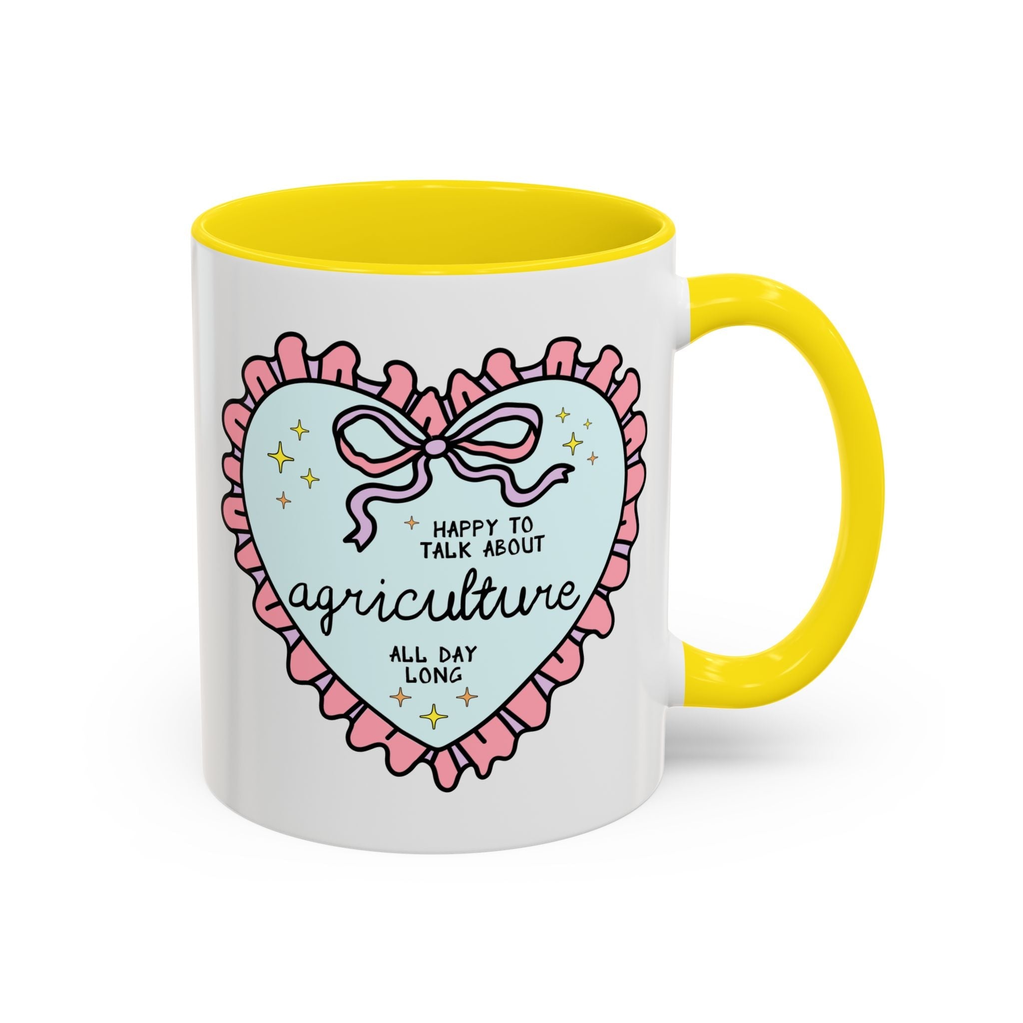 Happy to Talk About Agriculture All Day Long Coffee Mug - Opal and June
