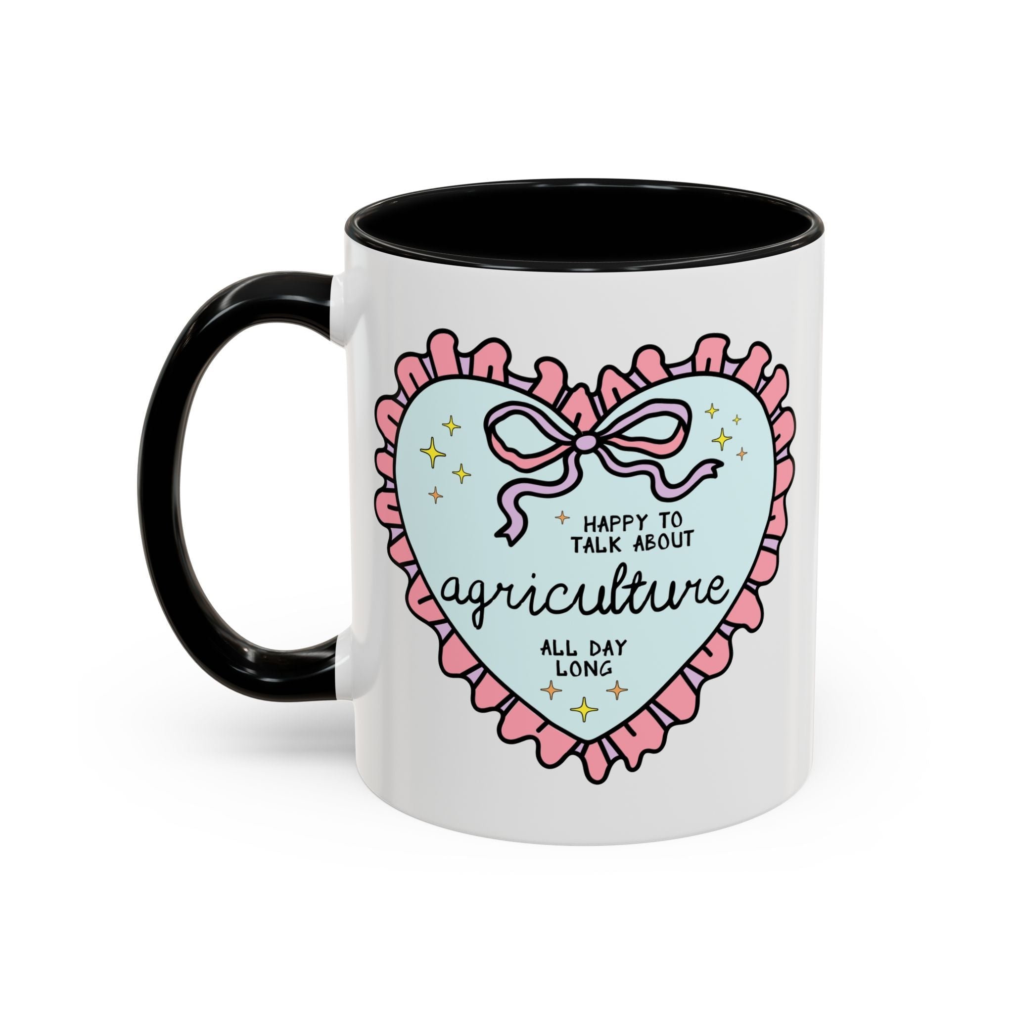 Happy to Talk About Agriculture All Day Long Coffee Mug - Opal and June