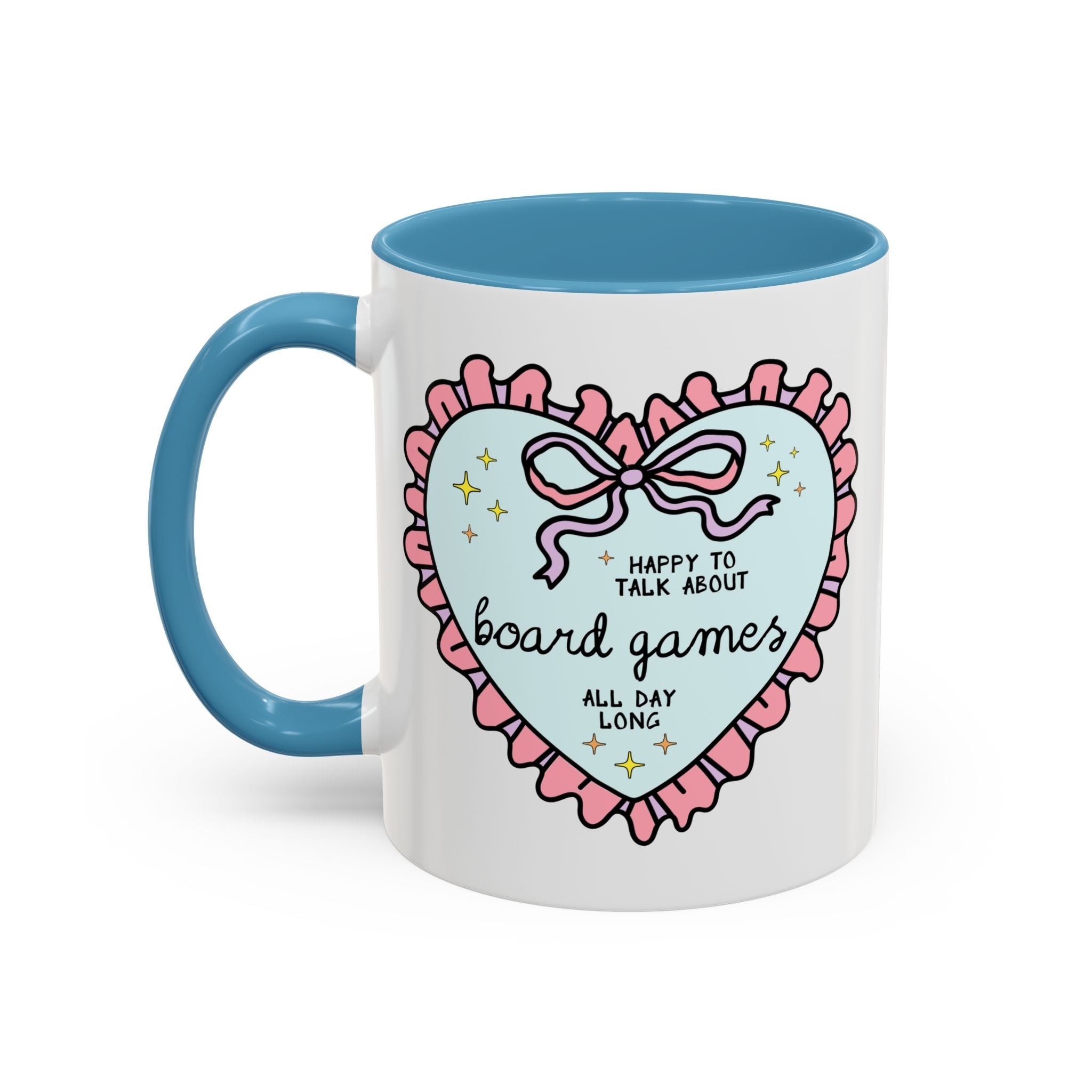 Happy to Talk About Board Games All Day Long Coffee Mug - Opal and June