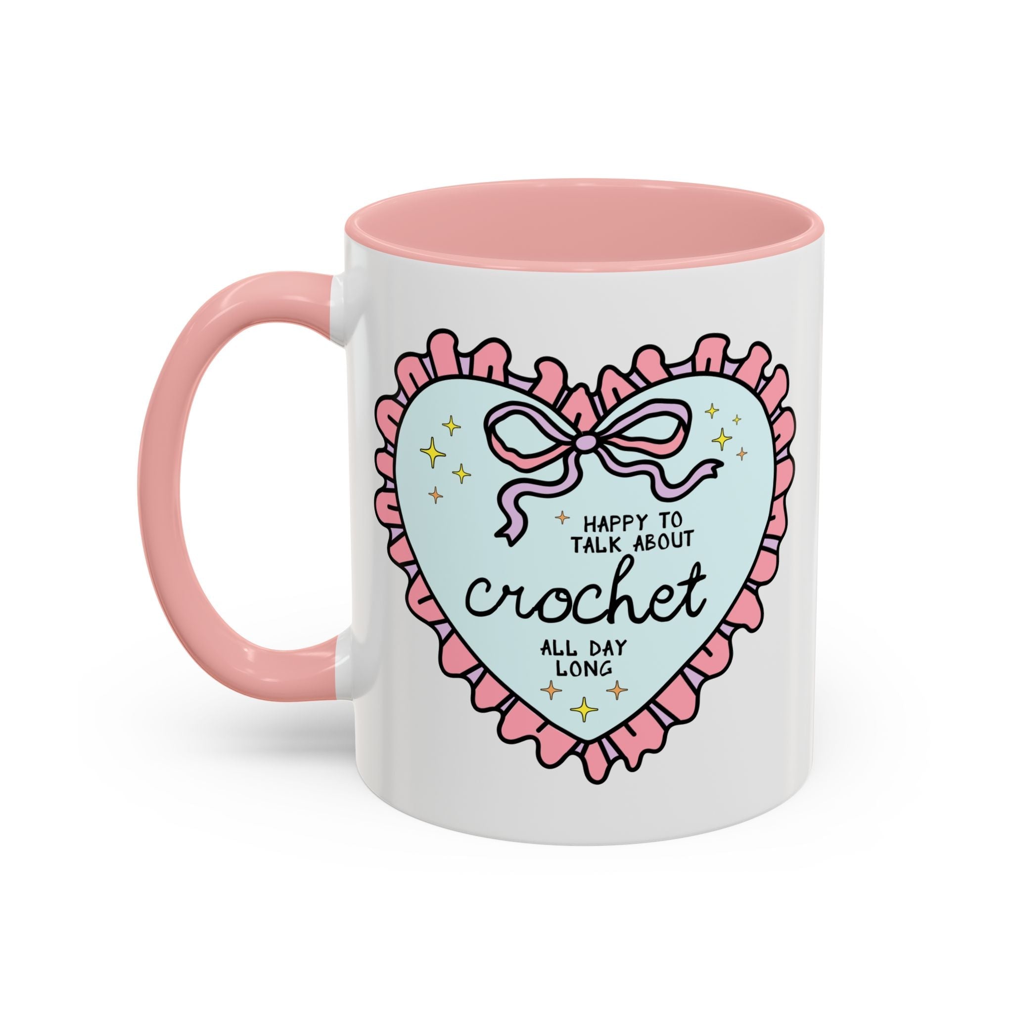 Happy to Talk About Crochet All Day Long Coffee Mug - Opal and June