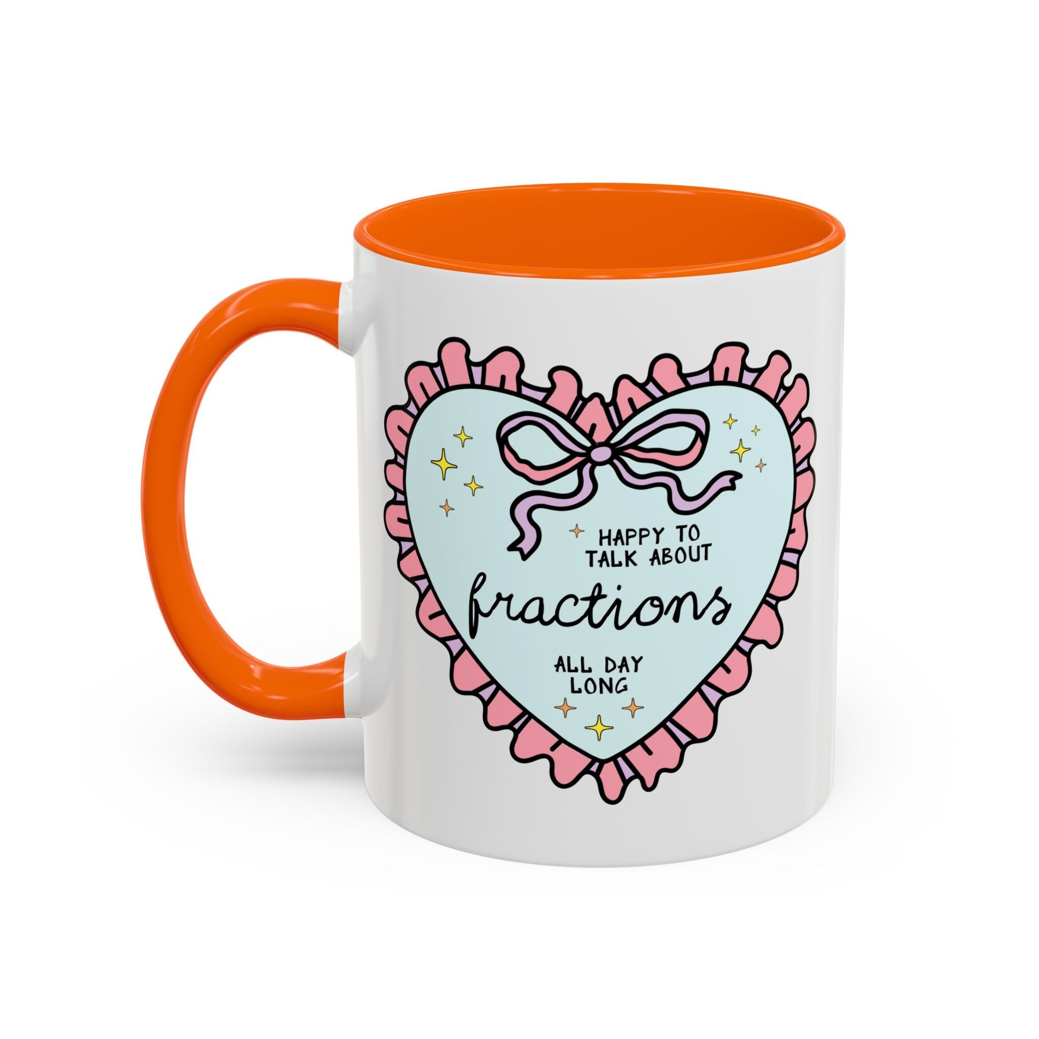 Happy to Talk About Fractions Coffee Mug - Opal and June