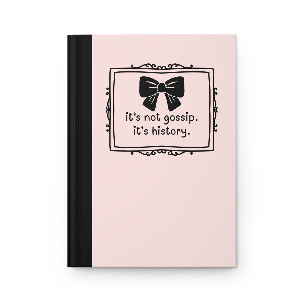 Hardcover Notebook with Bow for History Major or Friend Who Loves Writing, Cute Journal for Daughter, Funny Saying, Diary with Coquette Bows - Opal and June