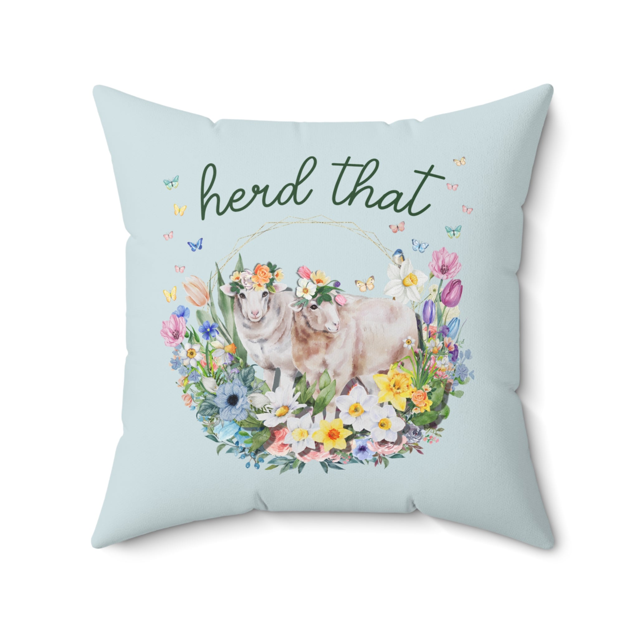 Herd That: Funny Sheep Pillow - Opal and June