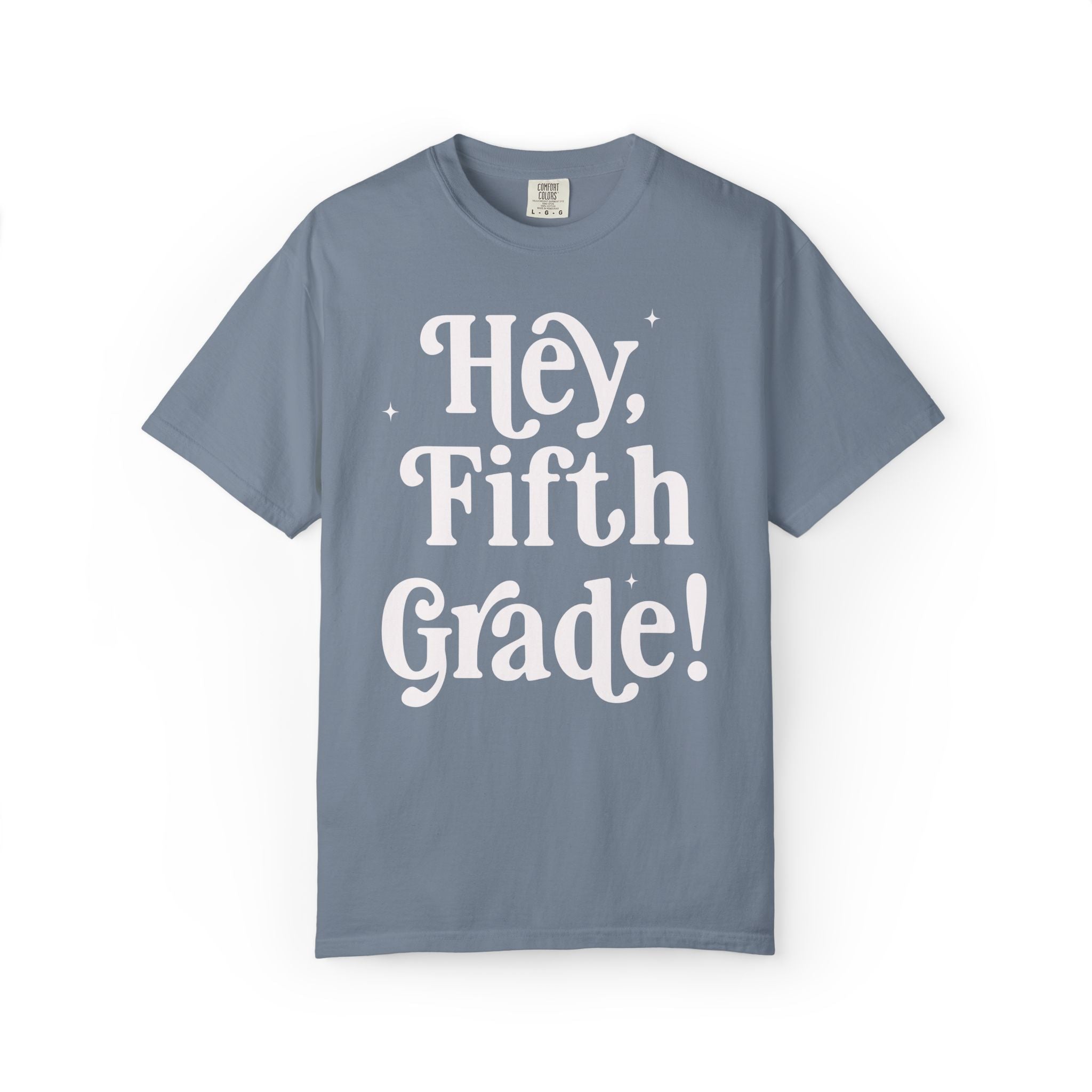 Hey Fifth Grade Back to School Matching Teacher T-Shirt, Cute Fifth Grade Teacher Team or Fifth Grade Team Tee, Paraprofessional Gift - Opal and June