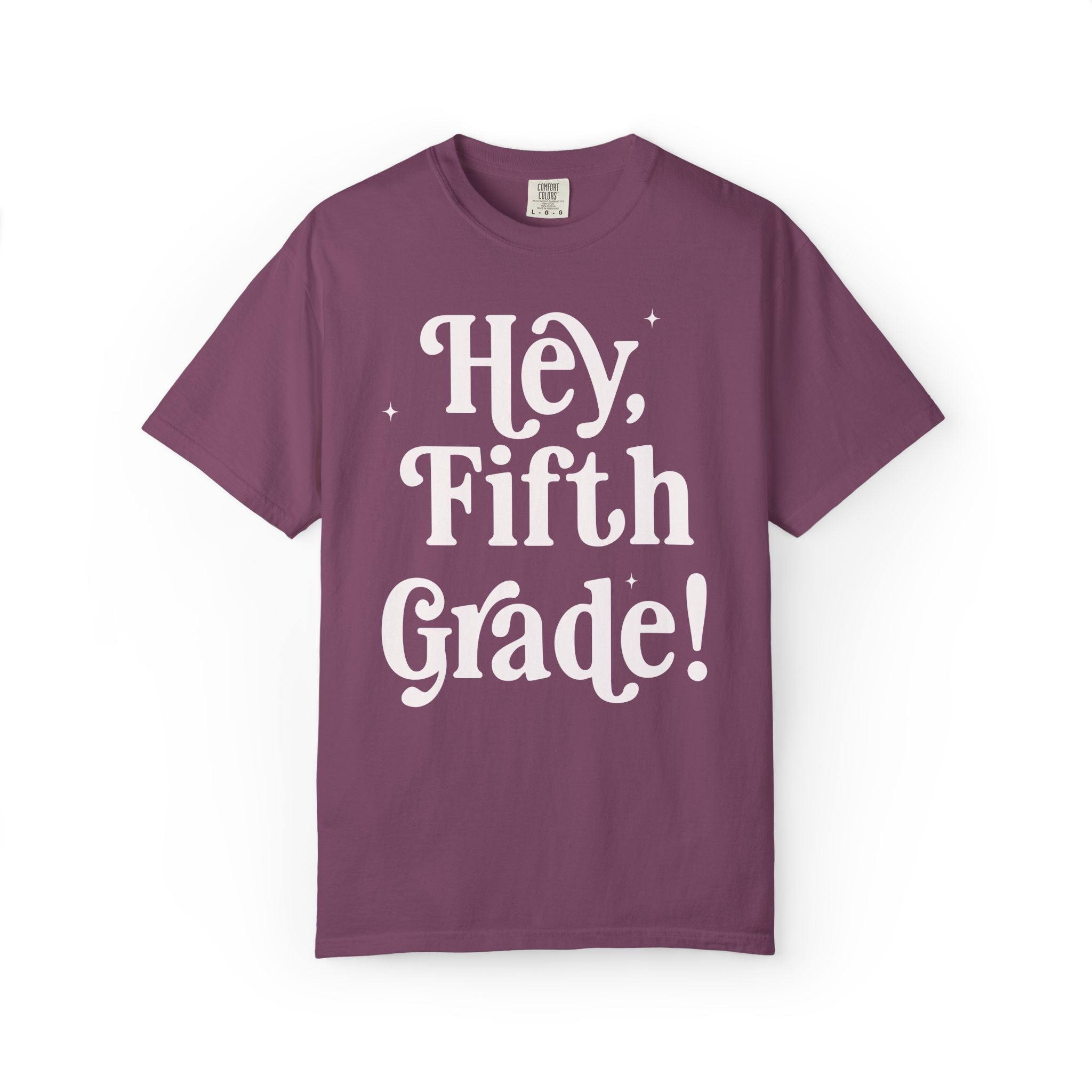 Hey Fifth Grade Back to School Matching Teacher T-Shirt, Cute Fifth Grade Teacher Team or Fifth Grade Team Tee, Paraprofessional Gift - Opal and June