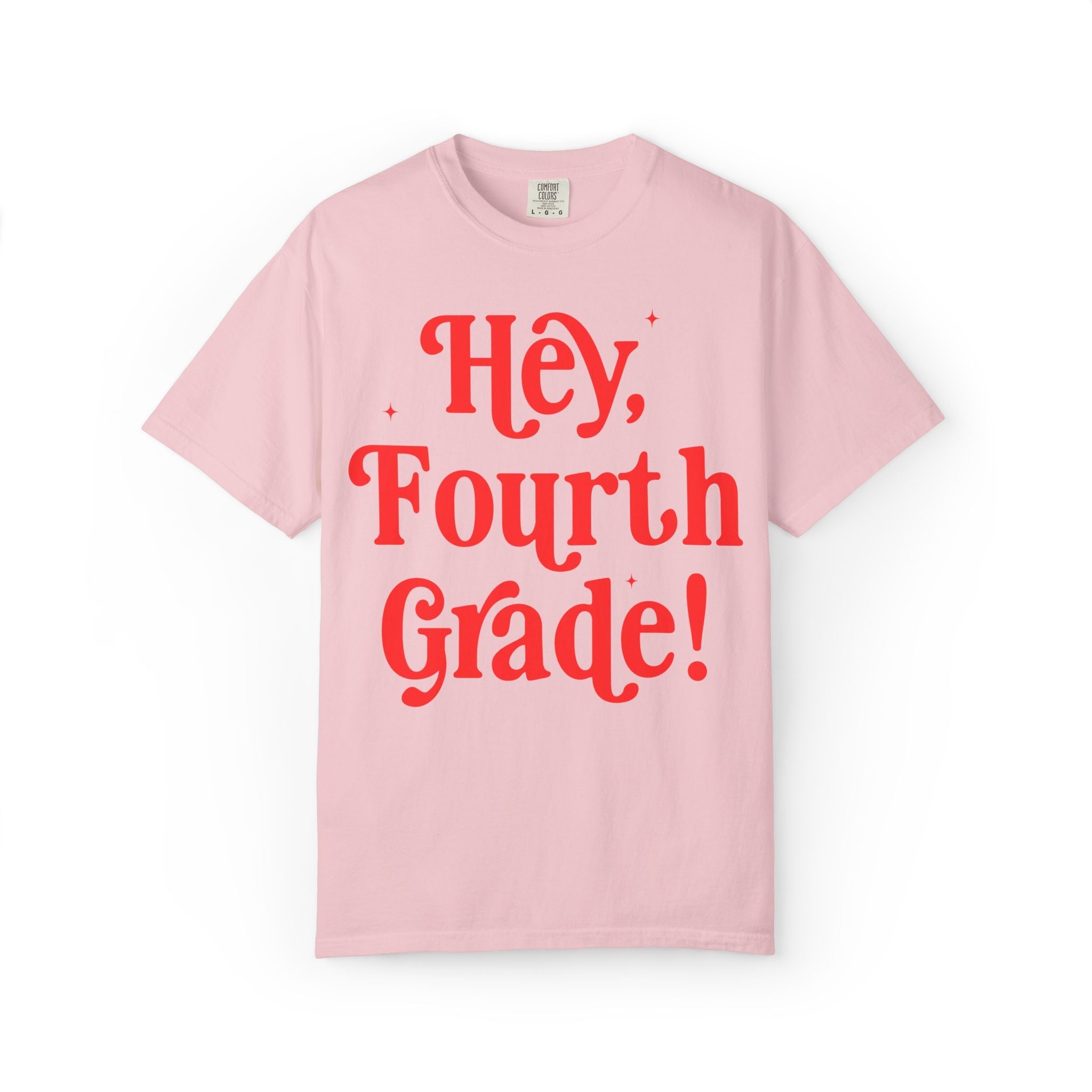 Hey Fourth Grade Back to School Matching Teacher T-Shirt, Cute Fourth Grade Teacher Team or Fourth Grade Team Tee, Paraprofessional Gift - Opal and June